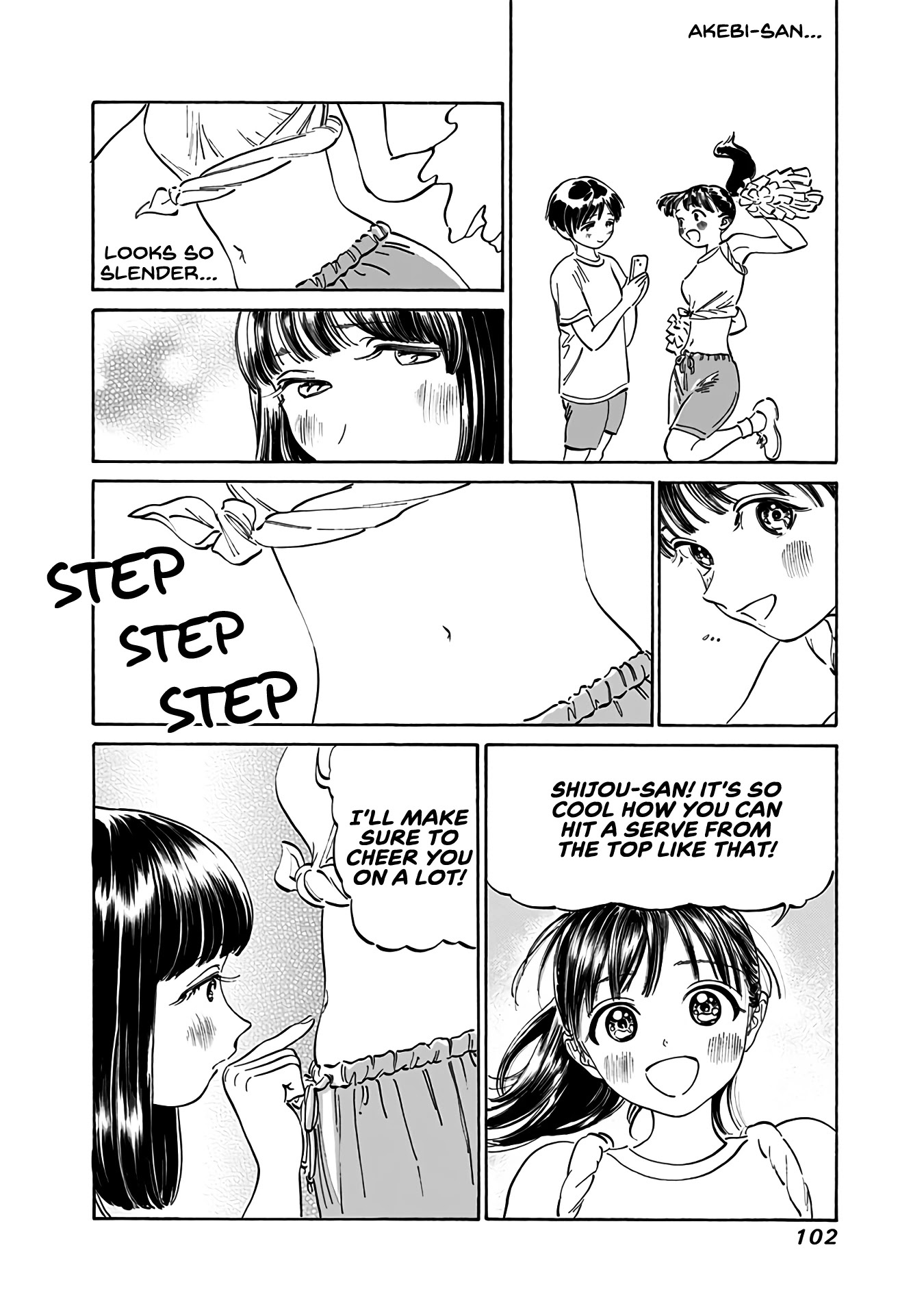Akebi-chan no Sailor Fuku Chapter 17 page 8 - Chapter 17: Here, Your Pompoms.