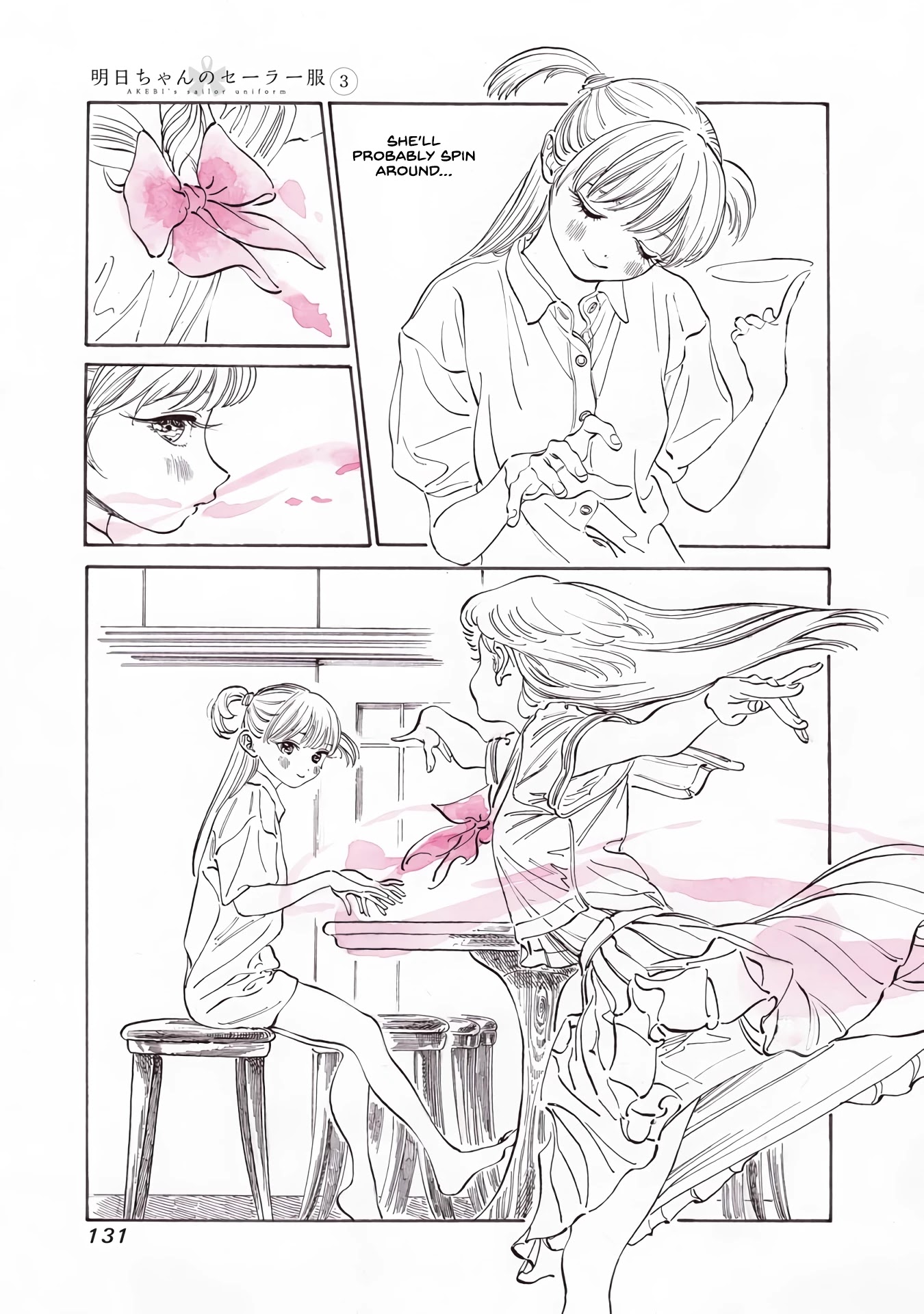 Akebi-chan no Sailor Fuku Chapter 18 page 7 - Chapter 18: Wow! What a Pretty Red~!