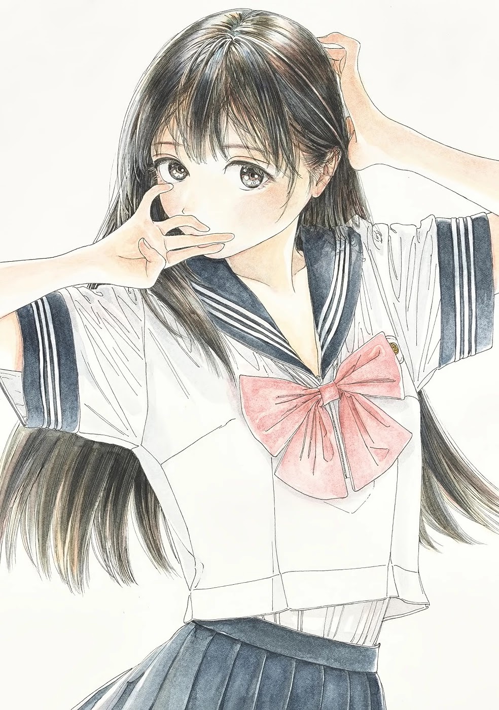 Akebi-chan no Sailor Fuku Chapter 20 page 23 - Chapter 20: Girl the entire school has been talking about