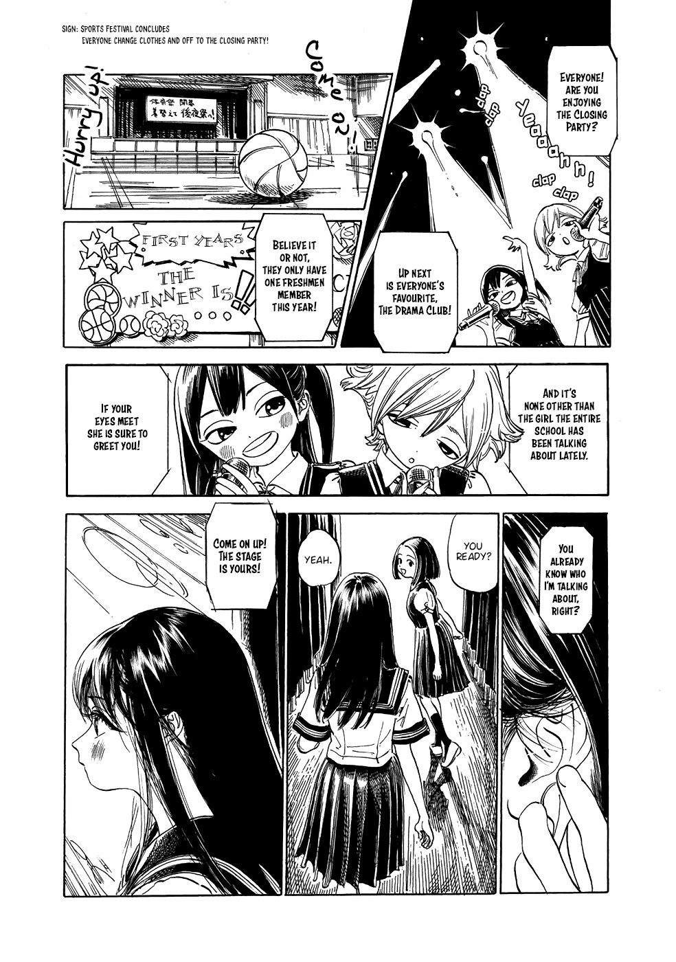 Akebi-chan no Sailor Fuku Chapter 20 page 3 - Chapter 20: Girl the entire school has been talking about