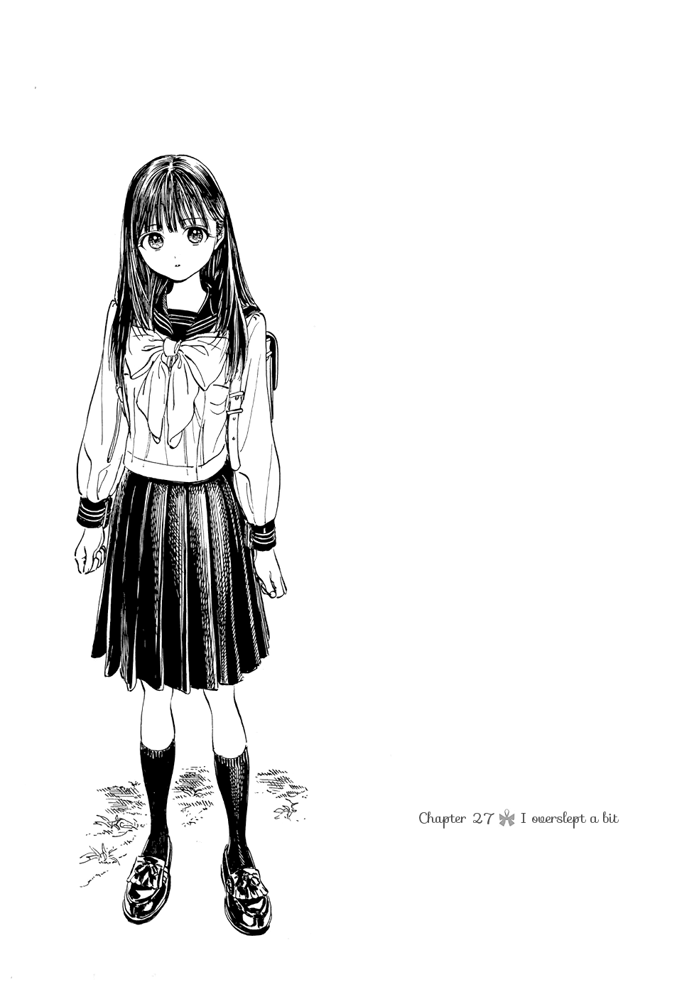 Akebi-chan no Sailor Fuku Chapter 27 page 1 - Chapter 27: I Overslept a Bit