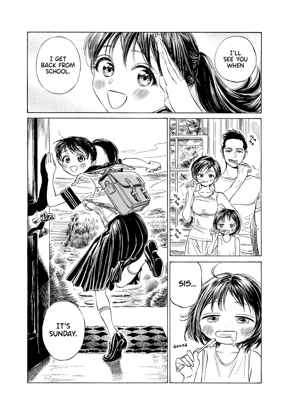 Akebi-chan no Sailor Fuku Chapter 27 page 9 - Chapter 27: I Overslept a Bit
