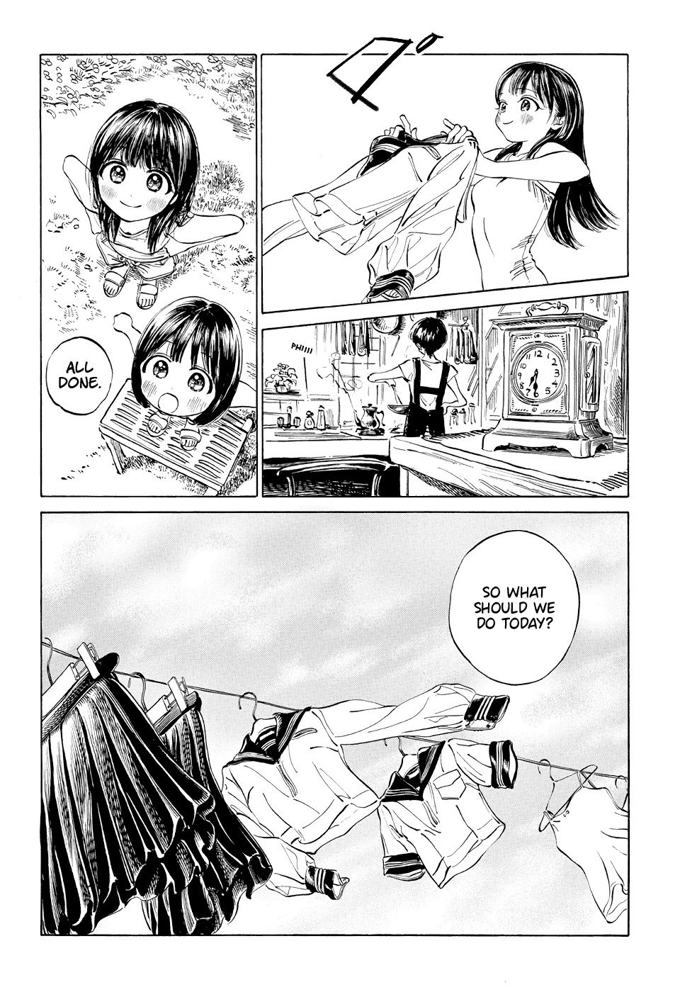 Akebi-chan no Sailor Fuku Chapter 28 page 6 - Chapter 28: Morning Exercises