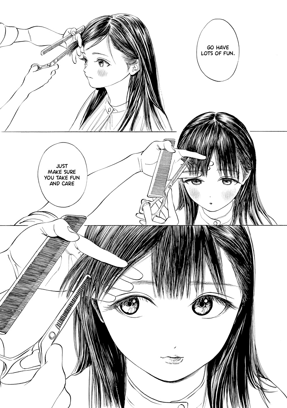 Akebi-chan no Sailor Fuku Chapter 29 page 6 - Chapter 29: It was on your Eyelash