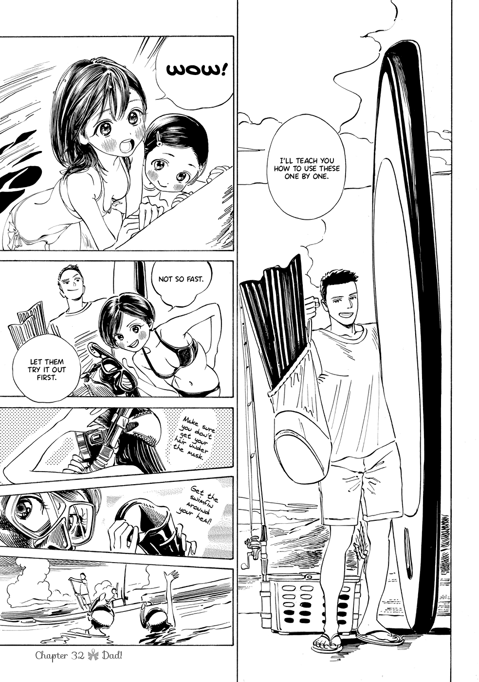 Akebi-chan no Sailor Fuku Chapter 32 page 1 - Chapter 32: Dad!