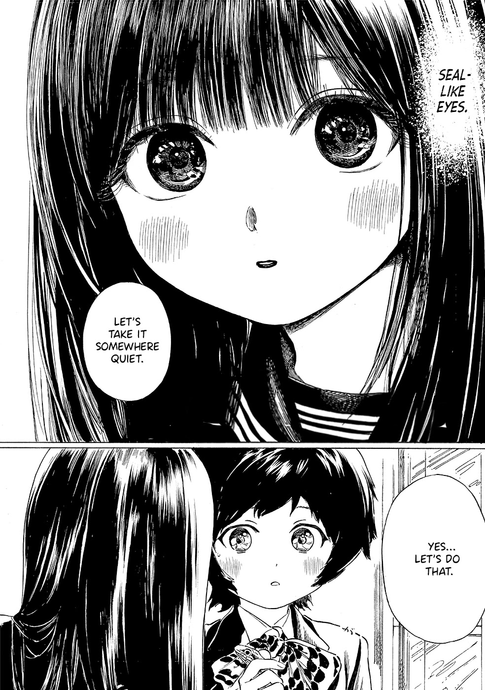 Akebi-chan no Sailor Fuku Chapter 33.5 page 13 - Chapter 33.5: Okuma's Investigation