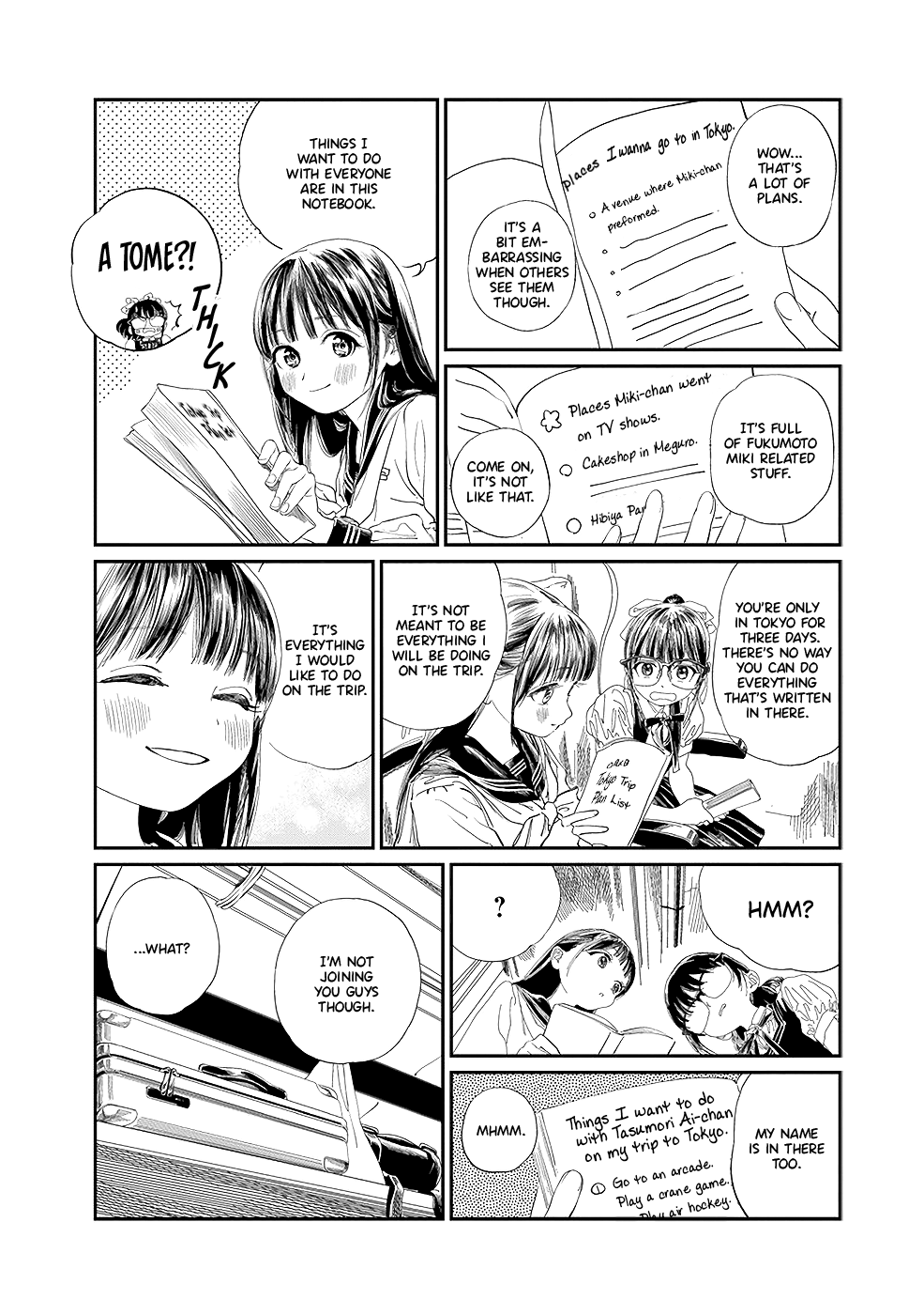 Akebi-chan no Sailor Fuku Chapter 34 page 12 - Chapter 34: Everything I Would Like to Do
