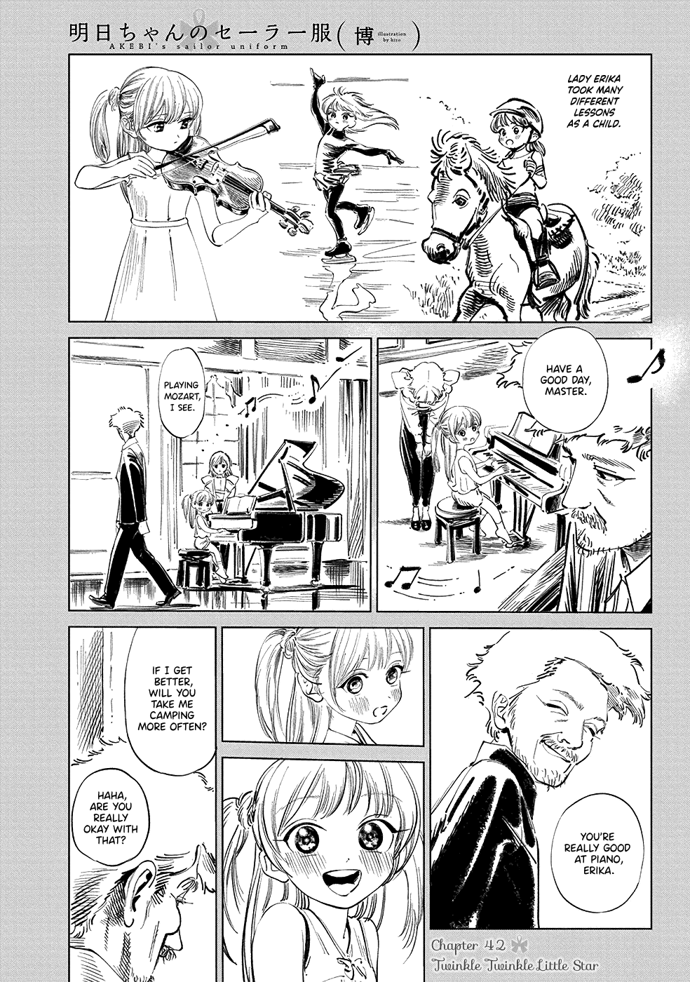 Akebi-chan no Sailor Fuku Chapter 42 page 1 - Chapter 42: Twinkle Twinkle Little Star