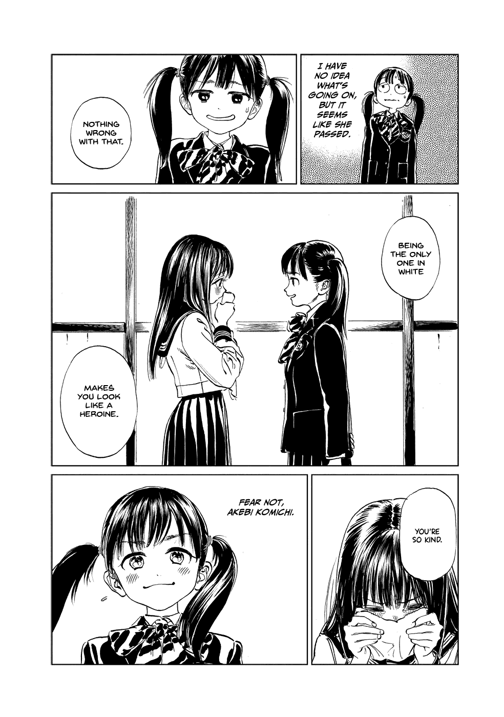 Akebi-chan no Sailor Fuku Chapter 43.5 page 10 - Chapter 43.5: Togeguchi's Fight