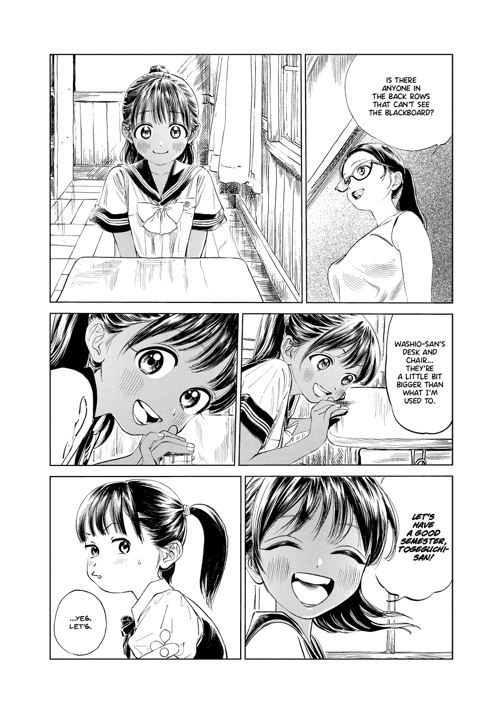 Akebi-chan no Sailor Fuku Chapter 44 page 8 - Chapter 44: Let’s All Have a Good Semester