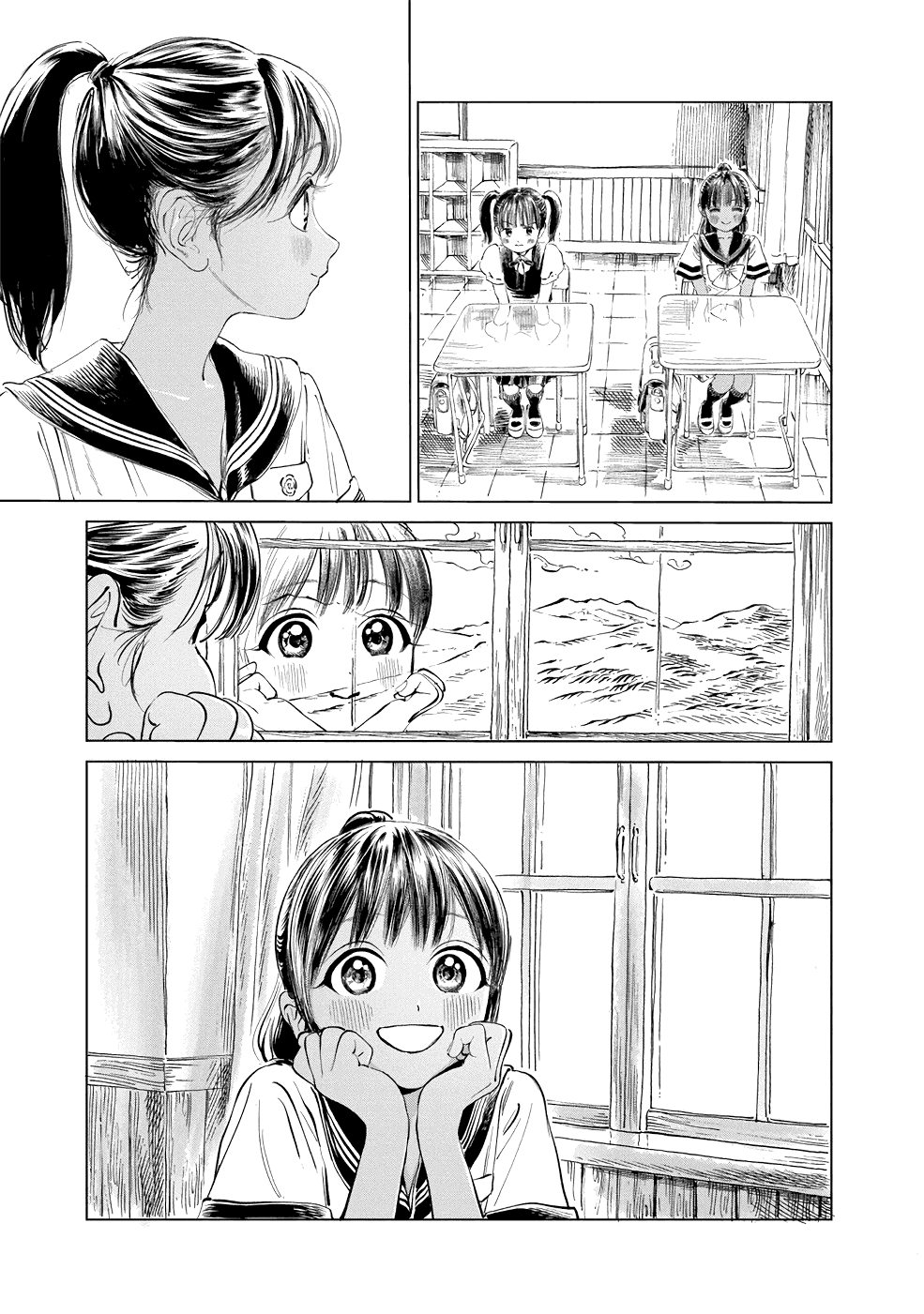 Akebi-chan no Sailor Fuku Chapter 44 page 9 - Chapter 44: Let’s All Have a Good Semester