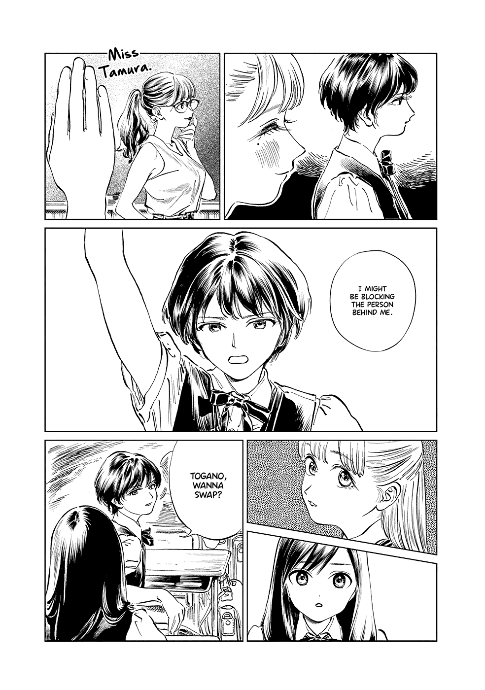 Akebi-chan no Sailor Fuku Chapter 45 page 5 - Chapter 45: The Back Seat