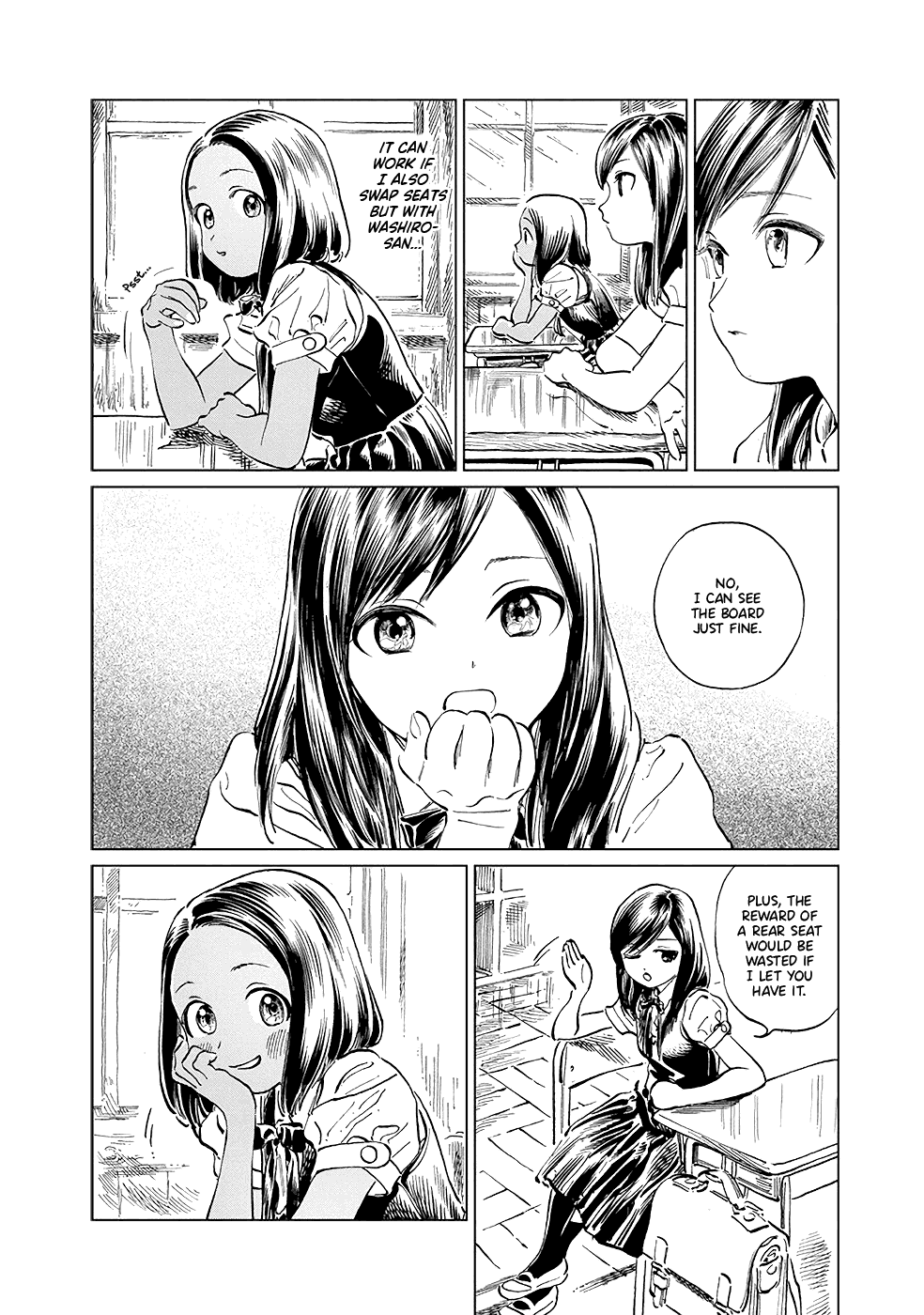 Akebi-chan no Sailor Fuku Chapter 45 page 8 - Chapter 45: The Back Seat
