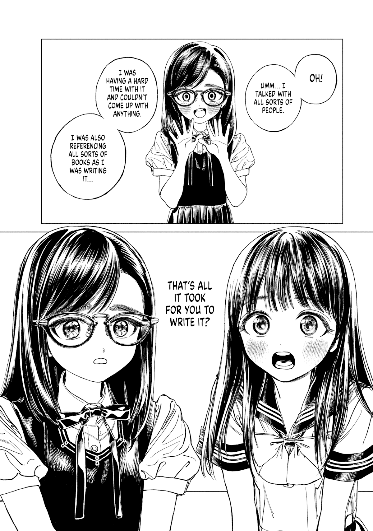 Akebi-chan no Sailor Fuku Chapter 55 page 8 - Chapter 55: ...Sorry for the Wait