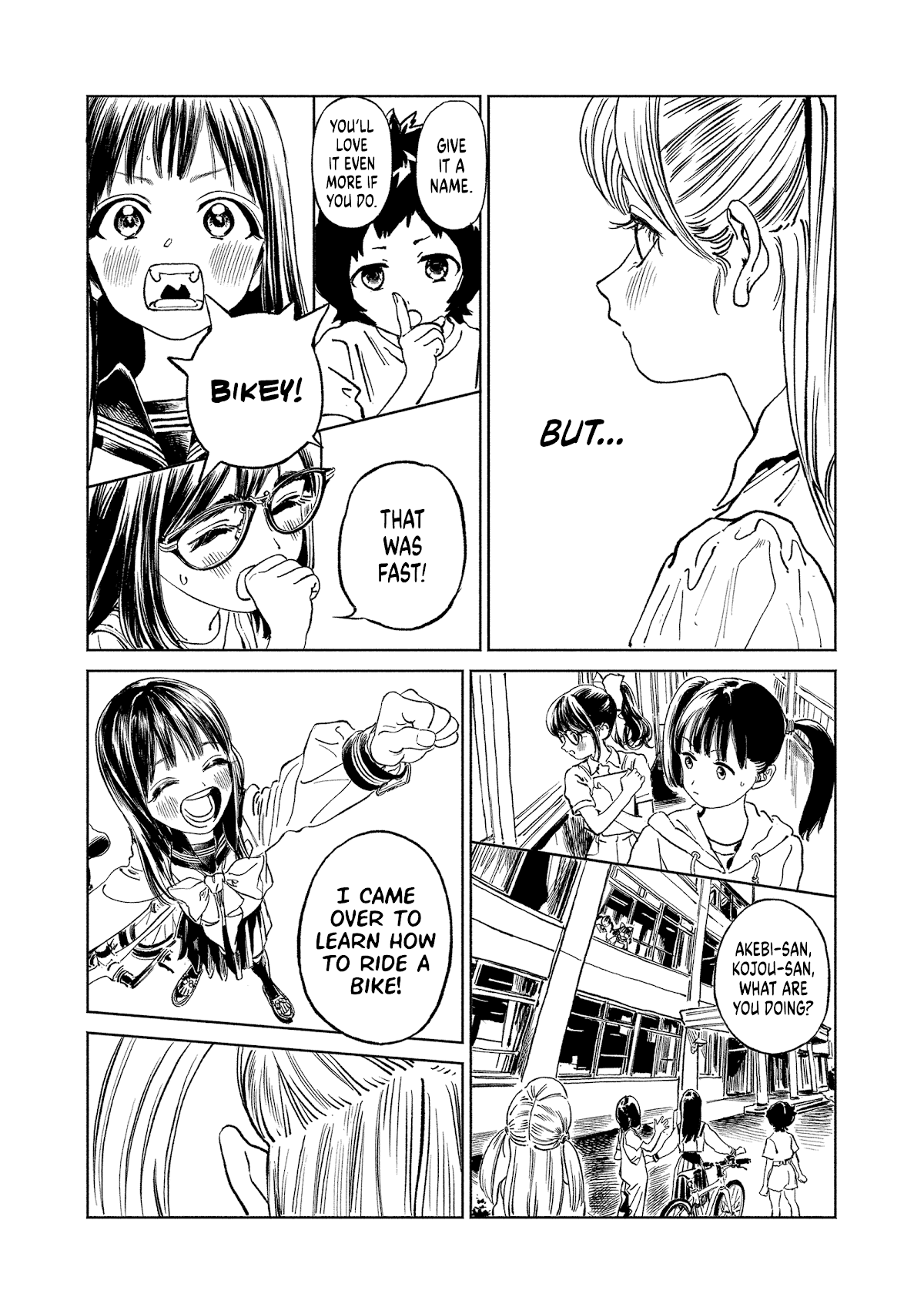 Akebi-chan no Sailor Fuku Chapter 56.5 page 12 - Chapter 56.5: Here I go!