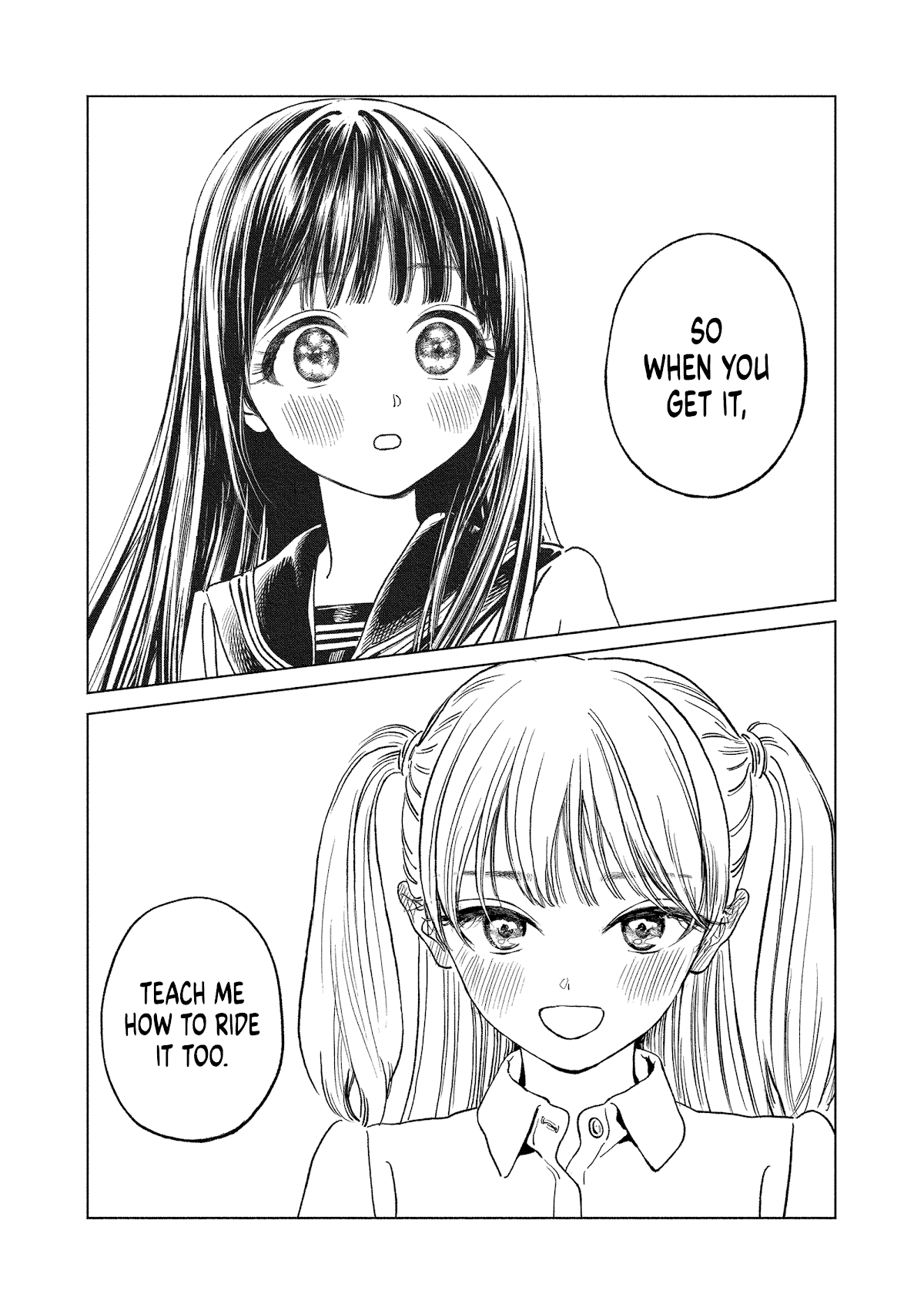 Akebi-chan no Sailor Fuku Chapter 56.5 page 14 - Chapter 56.5: Here I go!