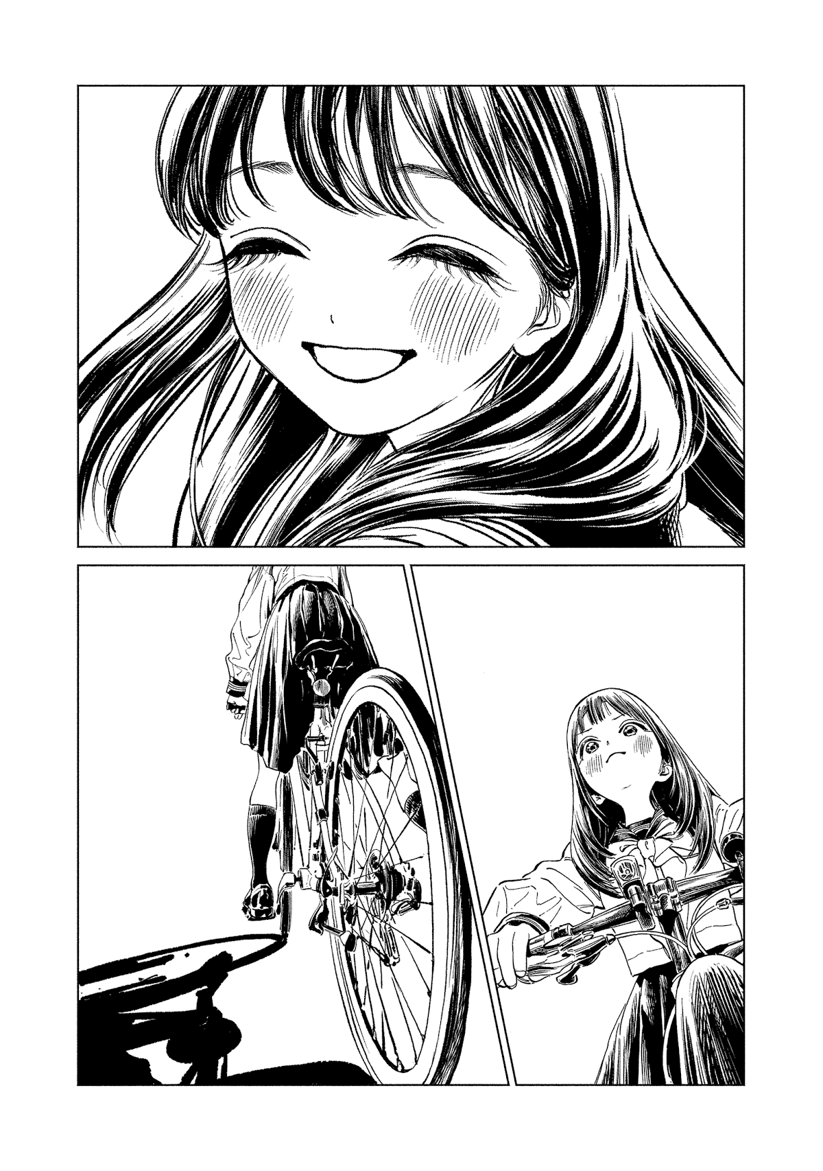 Akebi-chan no Sailor Fuku Chapter 56.5 page 15 - Chapter 56.5: Here I go!