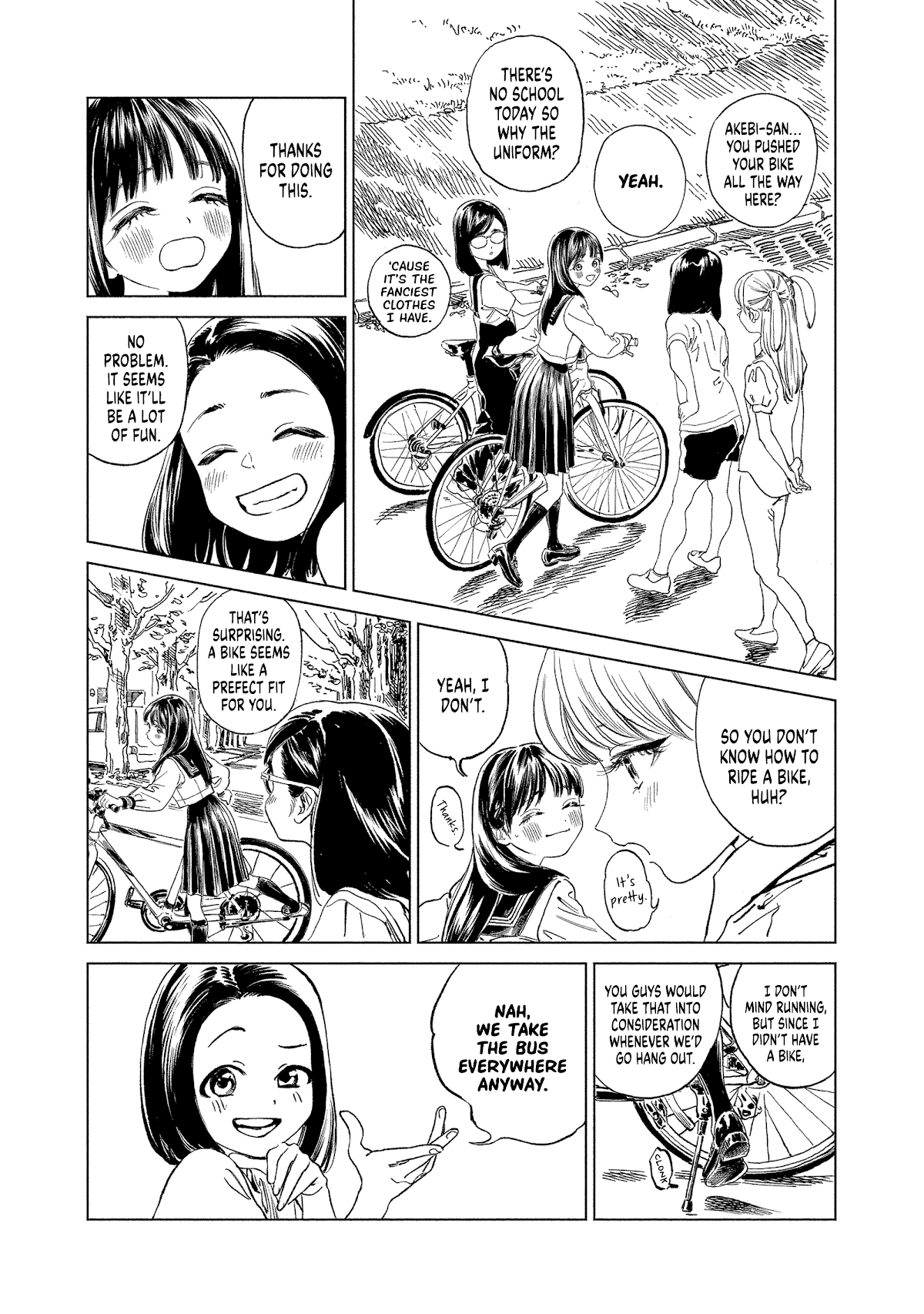 Akebi-chan no Sailor Fuku Chapter 56.5 page 7 - Chapter 56.5: Here I go!