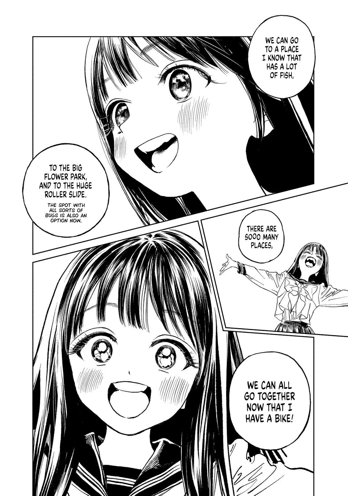 Akebi-chan no Sailor Fuku Chapter 56.5 page 8 - Chapter 56.5: Here I go!