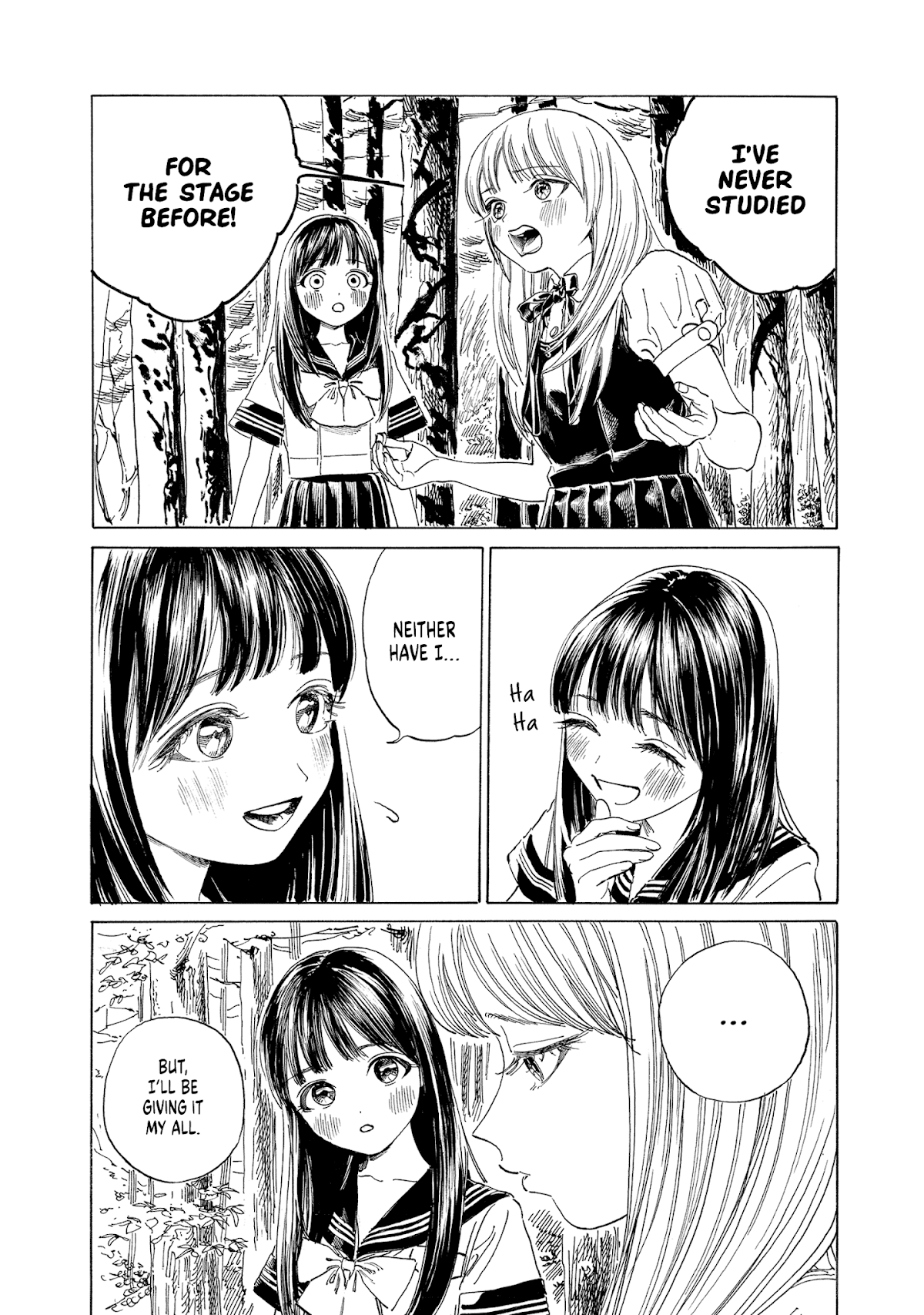 Akebi-chan no Sailor Fuku Chapter 56 page 3 - Chapter 56: It Has More Lines After All...