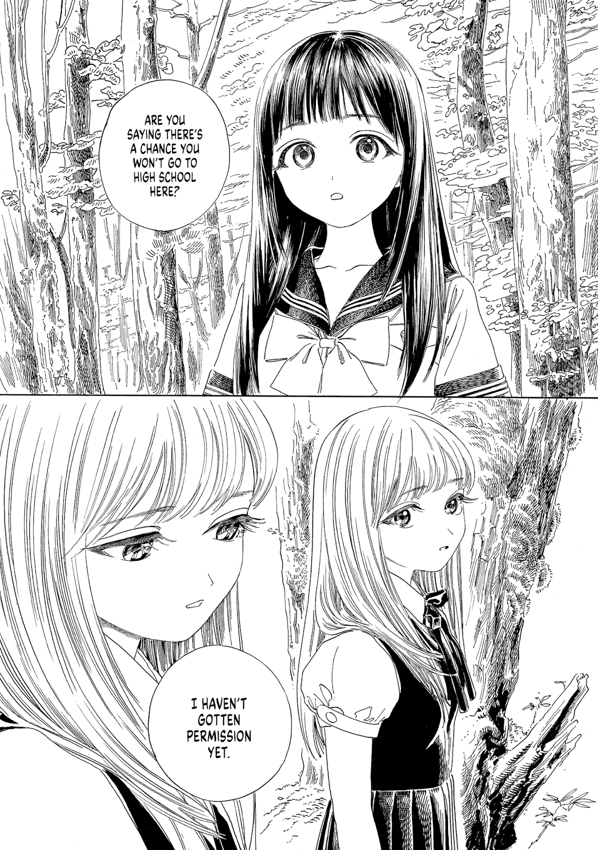 Akebi-chan no Sailor Fuku Chapter 56 page 6 - Chapter 56: It Has More Lines After All...
