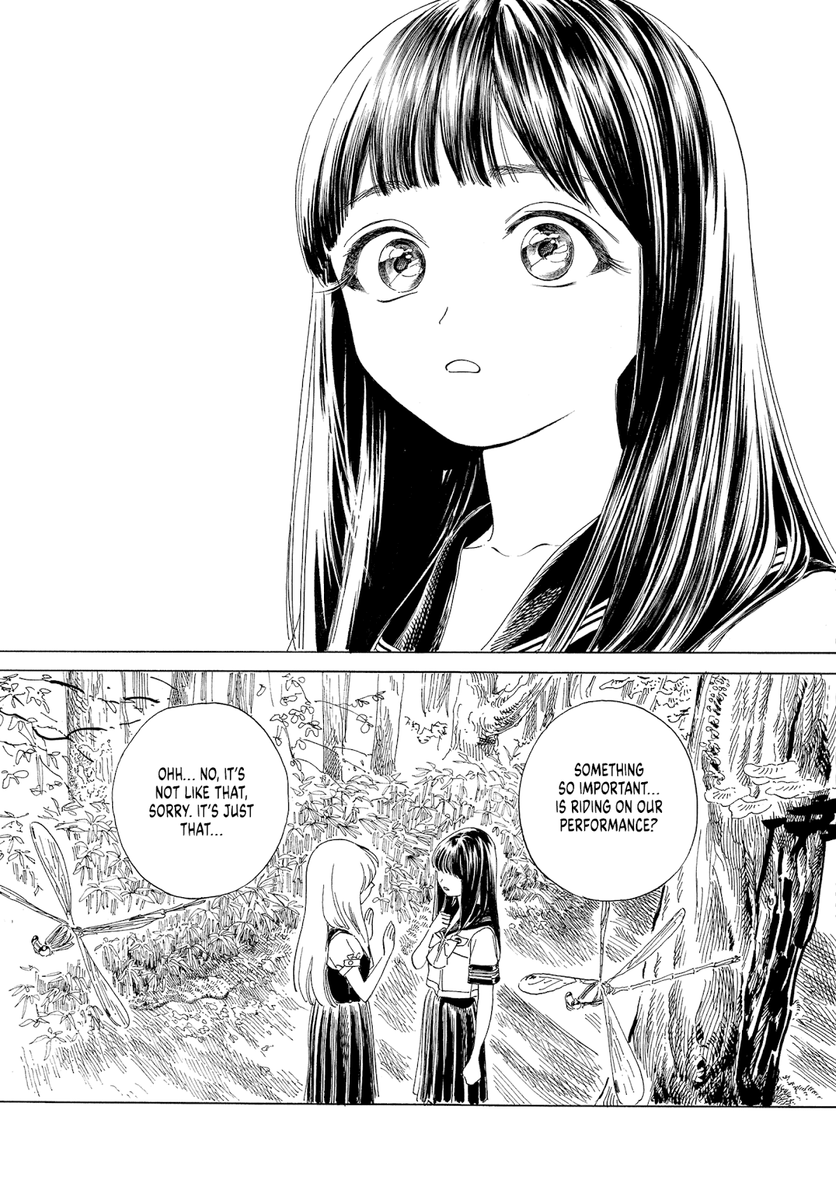 Akebi-chan no Sailor Fuku Chapter 56 page 7 - Chapter 56: It Has More Lines After All...