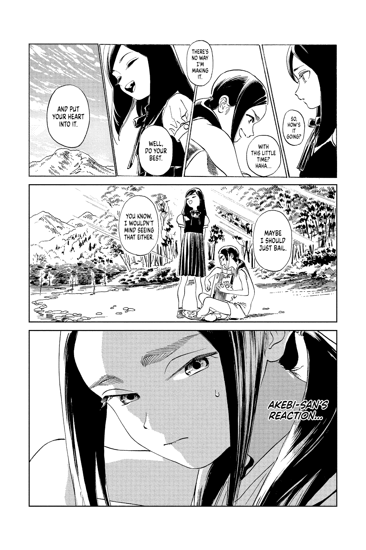 Akebi-chan no Sailor Fuku Chapter 57 page 10 - Chapter 57: Maybe I Should Just Bail