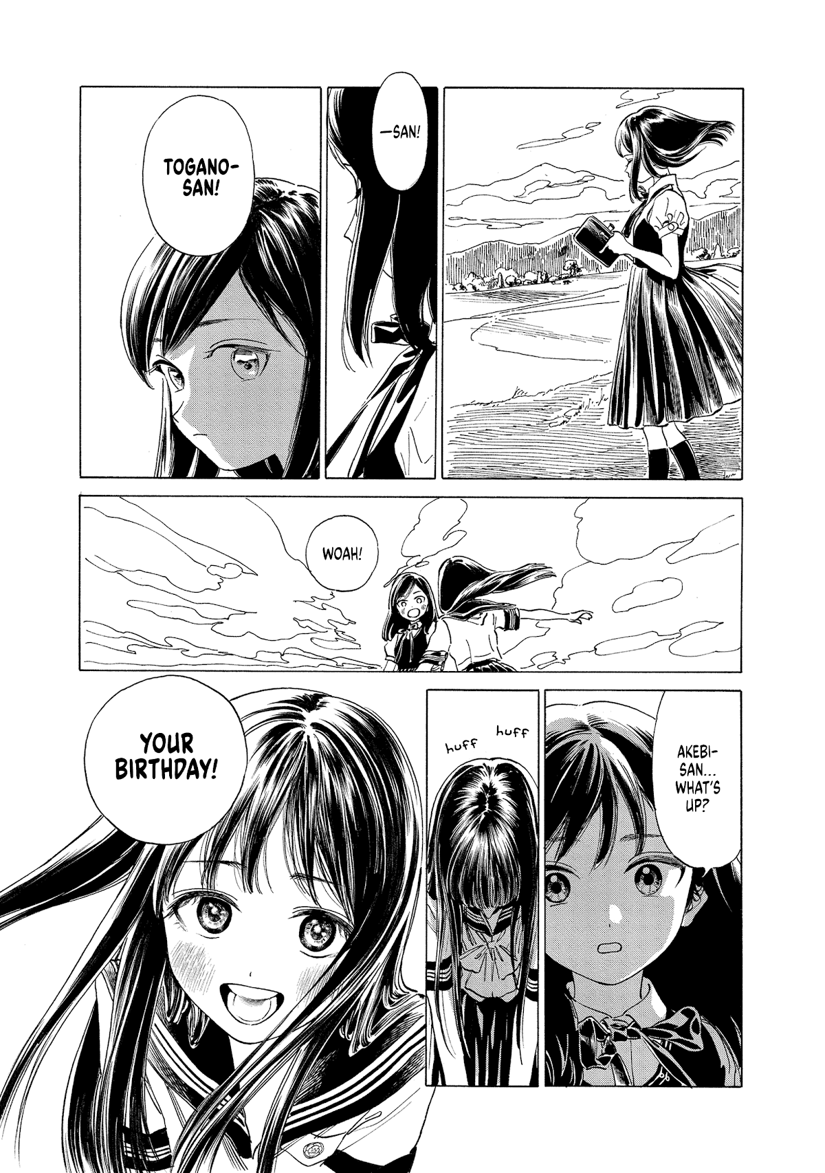 Akebi-chan no Sailor Fuku Chapter 60 page 9 - Chapter 60: Woah!