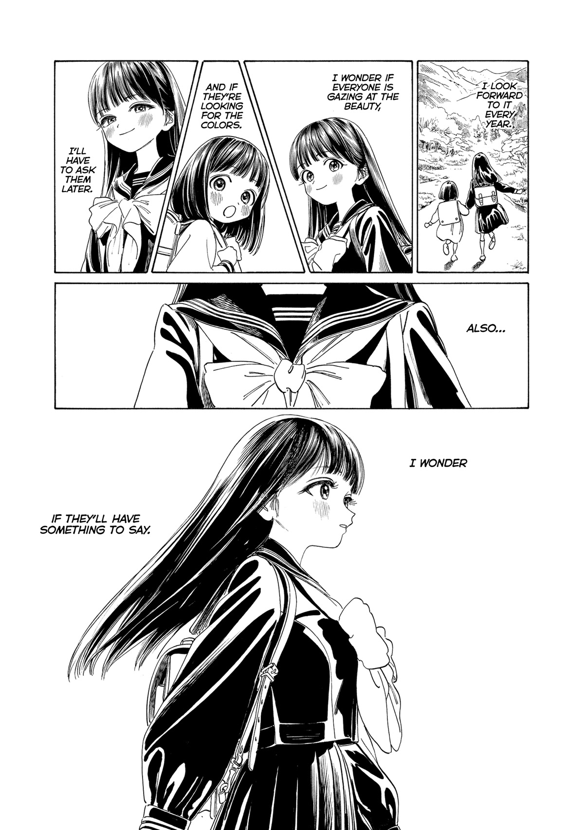 Akebi-chan no Sailor Fuku Chapter 67 page 11 - Chapter 67: I'll Have to Ask Them Later