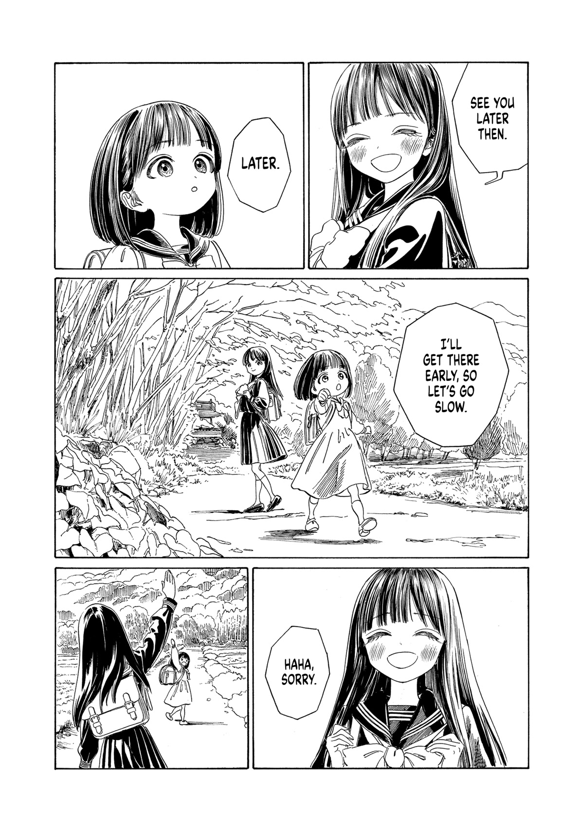 Akebi-chan no Sailor Fuku Chapter 67 page 13 - Chapter 67: I'll Have to Ask Them Later