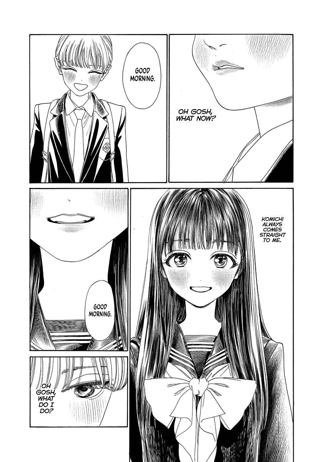 Akebi-chan no Sailor Fuku Chapter 78 page 13 - Chapter 78: A Letter That Puts it all on the Line.