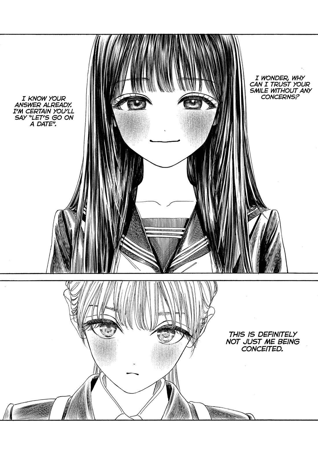 Akebi-chan no Sailor Fuku Chapter 78 page 14 - Chapter 78: A Letter That Puts it all on the Line.