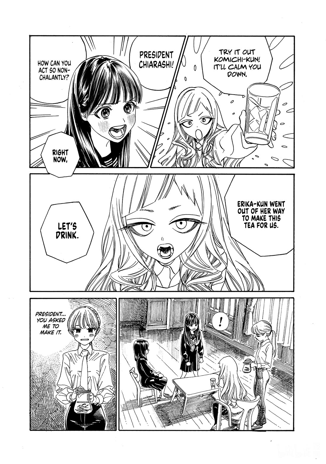 Akebi-chan no Sailor Fuku Chapter 79 page 11 - Chapter 79: Let's Drink