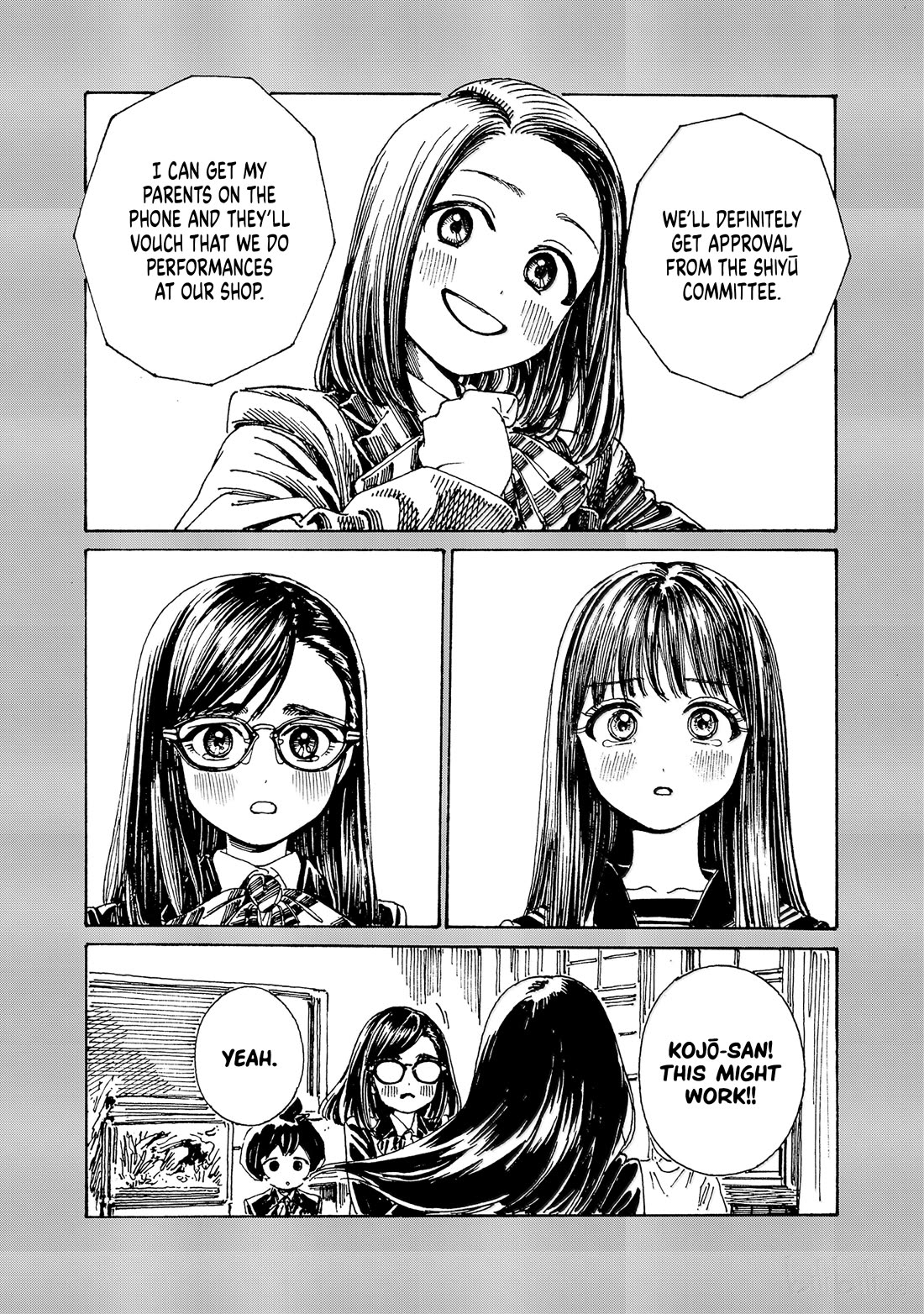Akebi-chan no Sailor Fuku Chapter 83 page 12 - Chapter 83: Drama Club's Secret Plan Brainstorming Session
