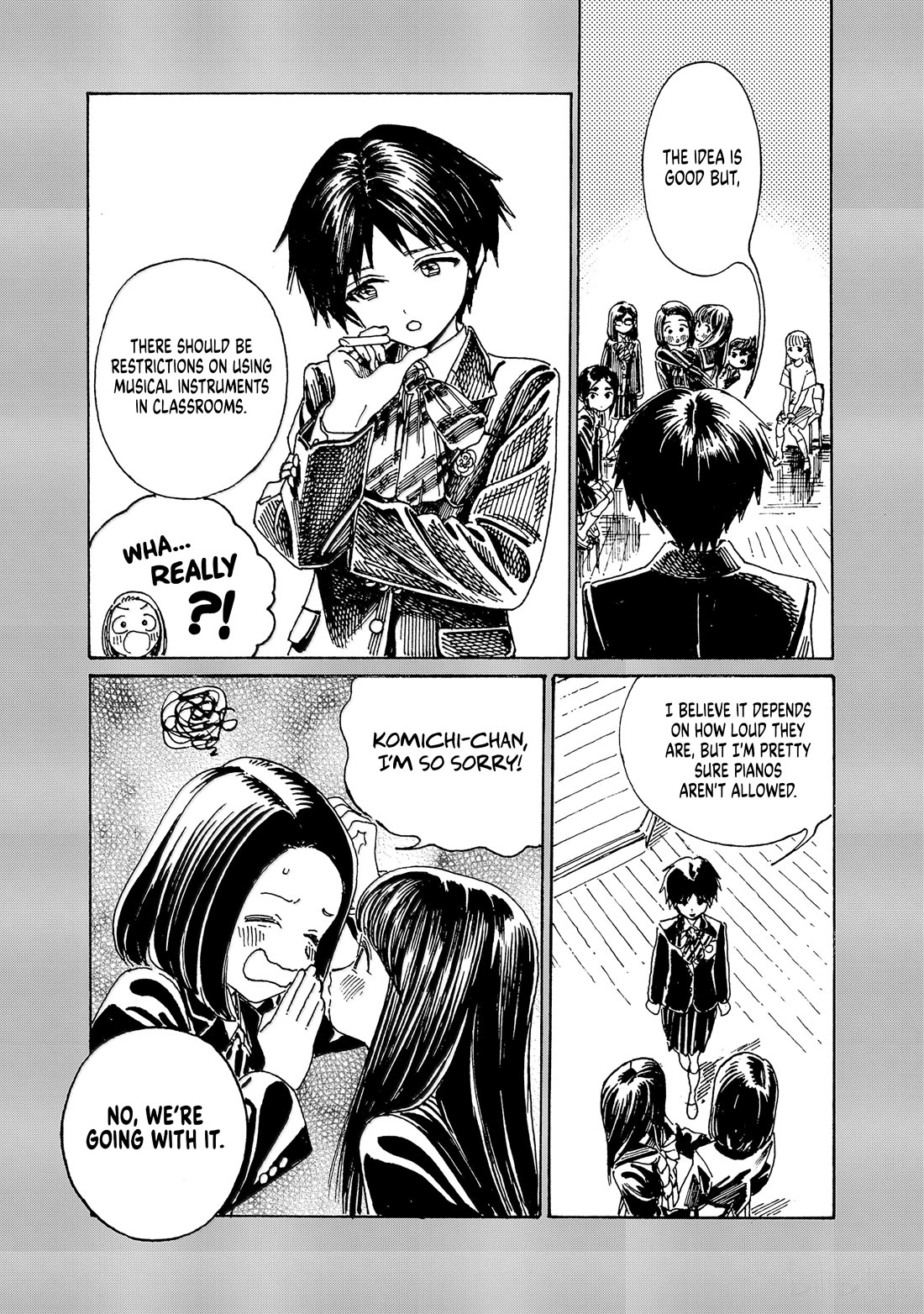 Akebi-chan no Sailor Fuku Chapter 83 page 14 - Chapter 83: Drama Club's Secret Plan Brainstorming Session