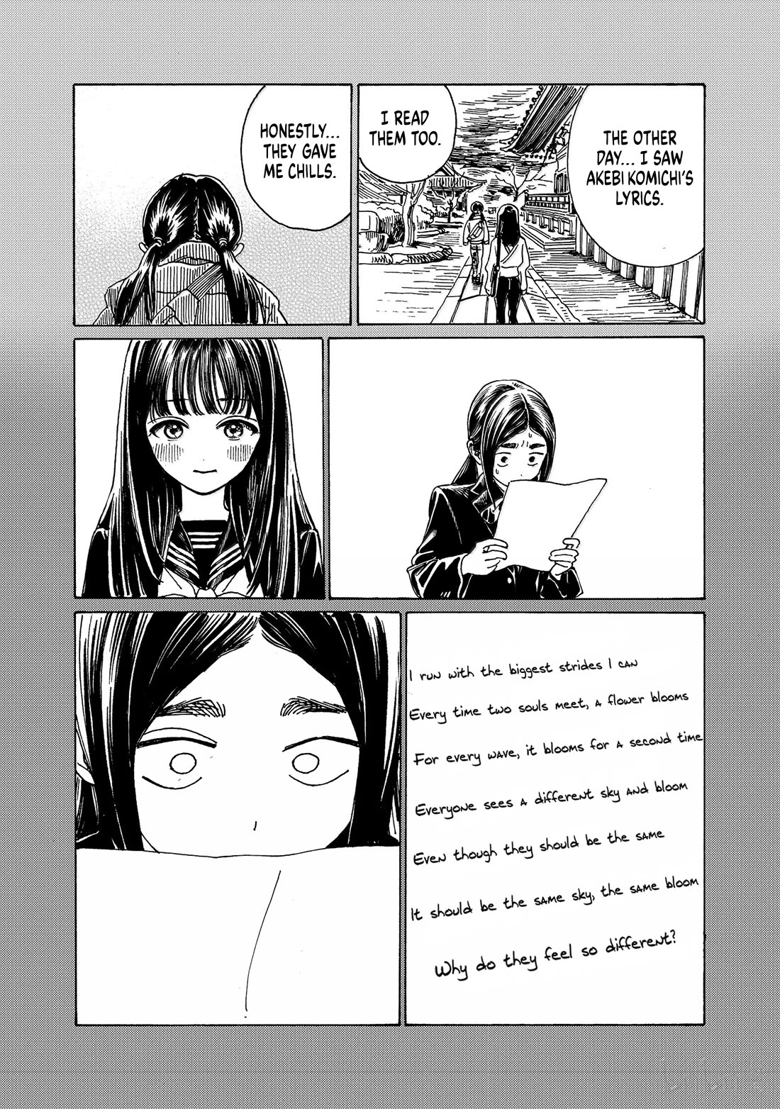 Akebi-chan no Sailor Fuku Chapter 84 page 16 - Chapter 84: Why Don't We Sit On The Bench?