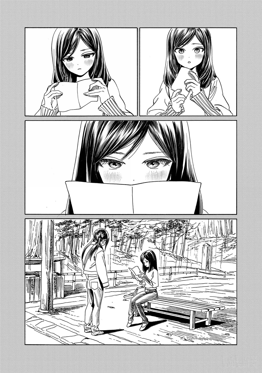 Akebi-chan no Sailor Fuku Chapter 84 page 36 - Chapter 84: Why Don't We Sit On The Bench?
