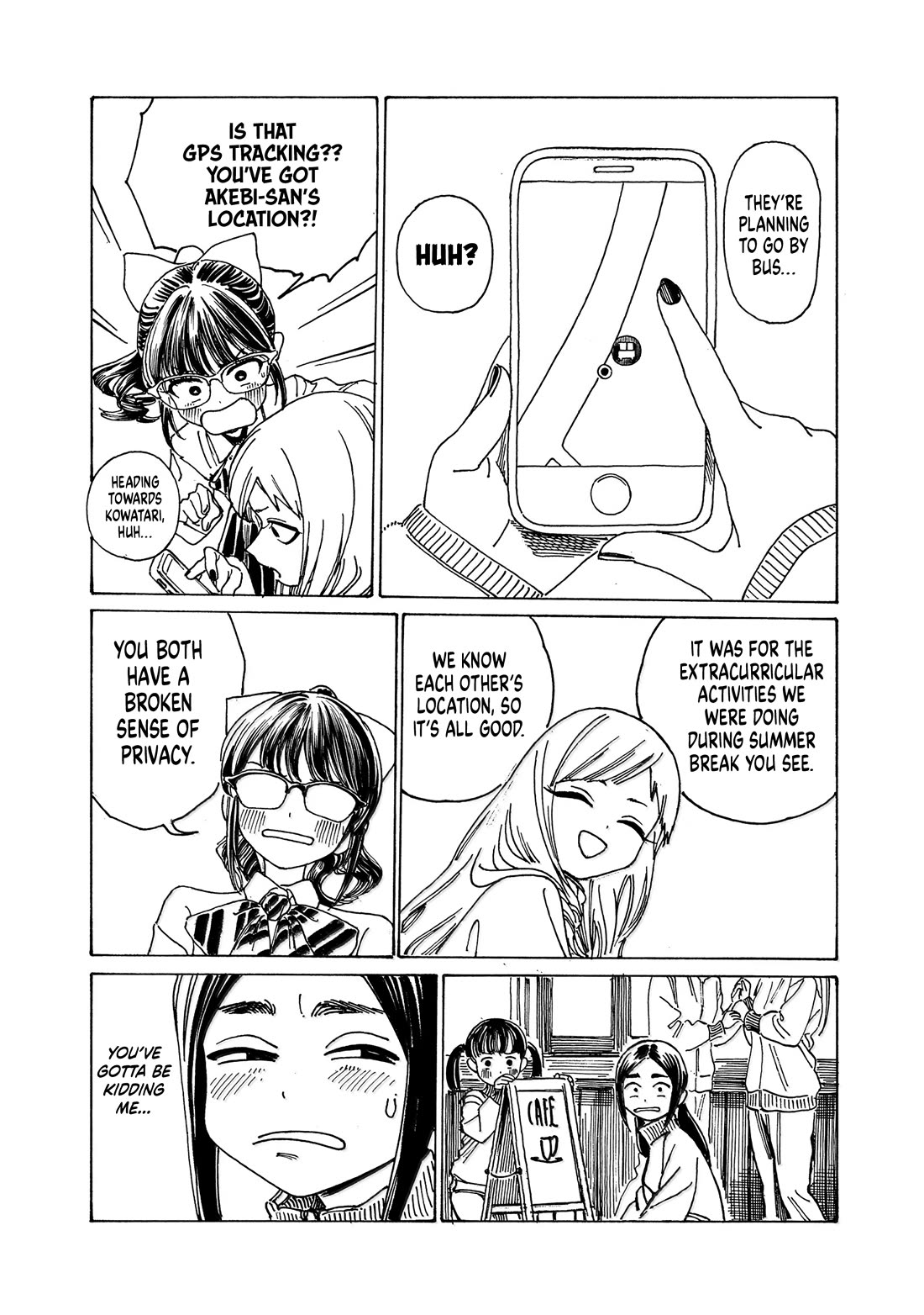 Akebi-chan no Sailor Fuku Chapter 84 page 8 - Chapter 84: Why Don't We Sit On The Bench?