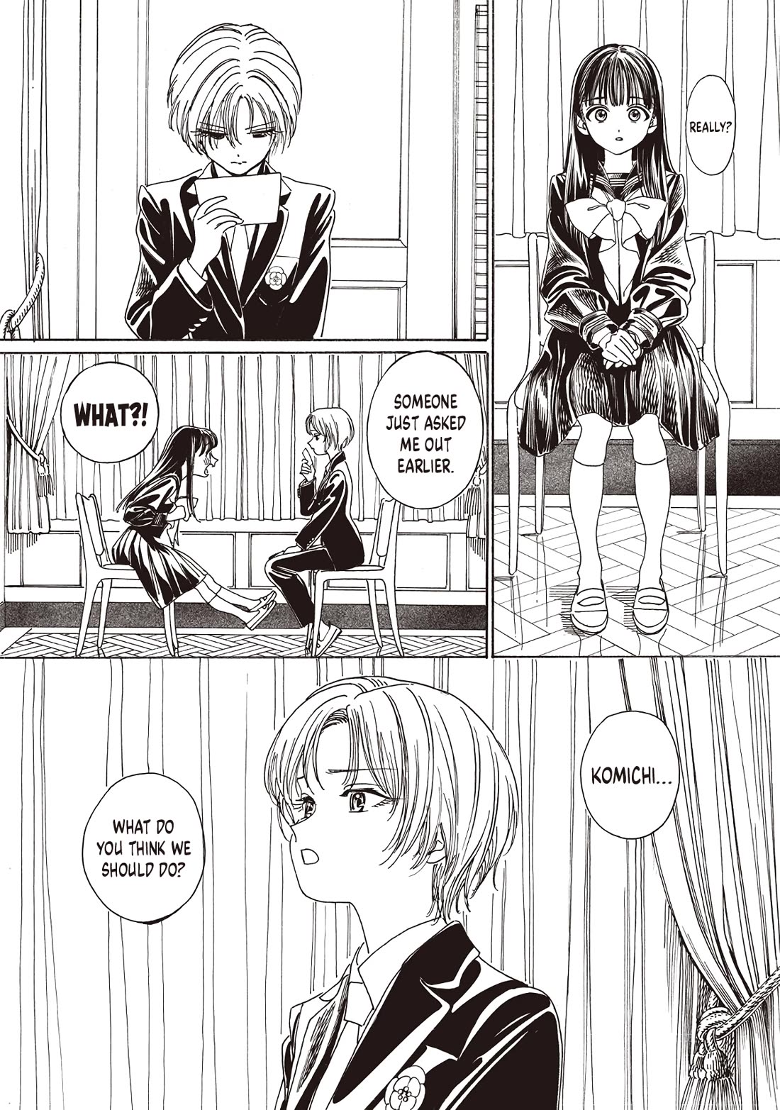 Akebi-chan no Sailor Fuku Chapter 91 page 12 - Chapter 91: What does this look like to you?