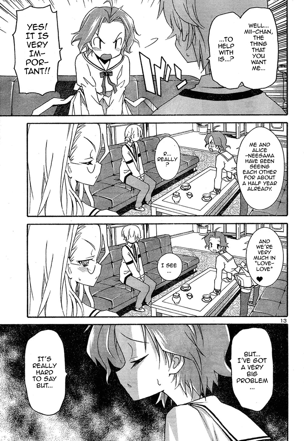 Aki-Sora Chapter 12 page 13 - Chapter 12: Alice-oneesama's Secret