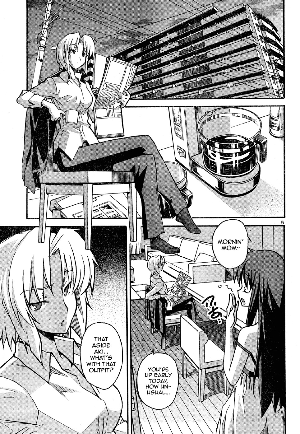 Aki-Sora Chapter 17 page 6 - Chapter 17: Mother
