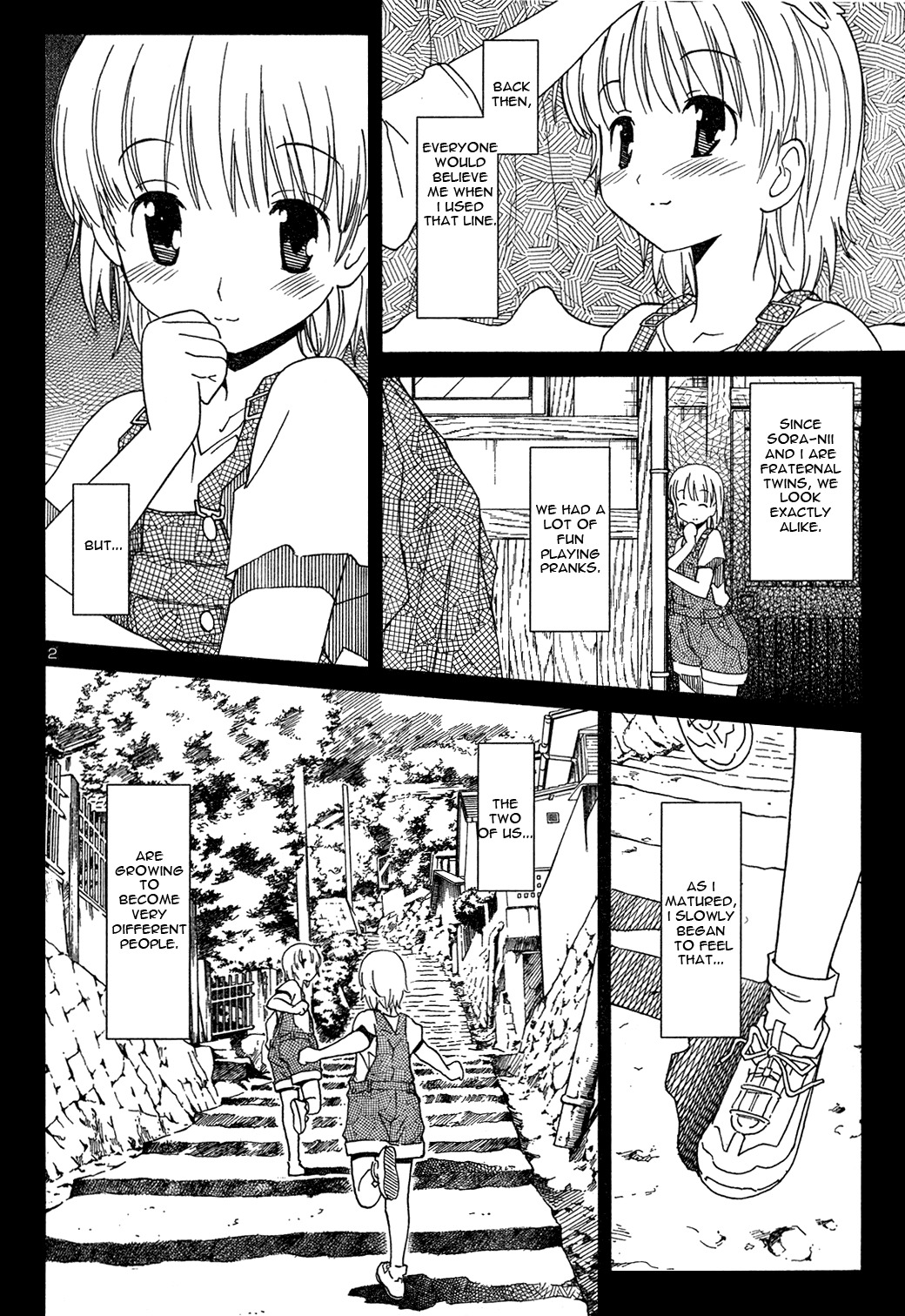 Aki-Sora Chapter 2 page 2 - Chapter 2: The Two Soras