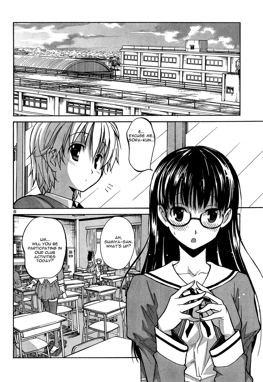 Aki-Sora Chapter 2 page 8 - Chapter 2: The Two Soras
