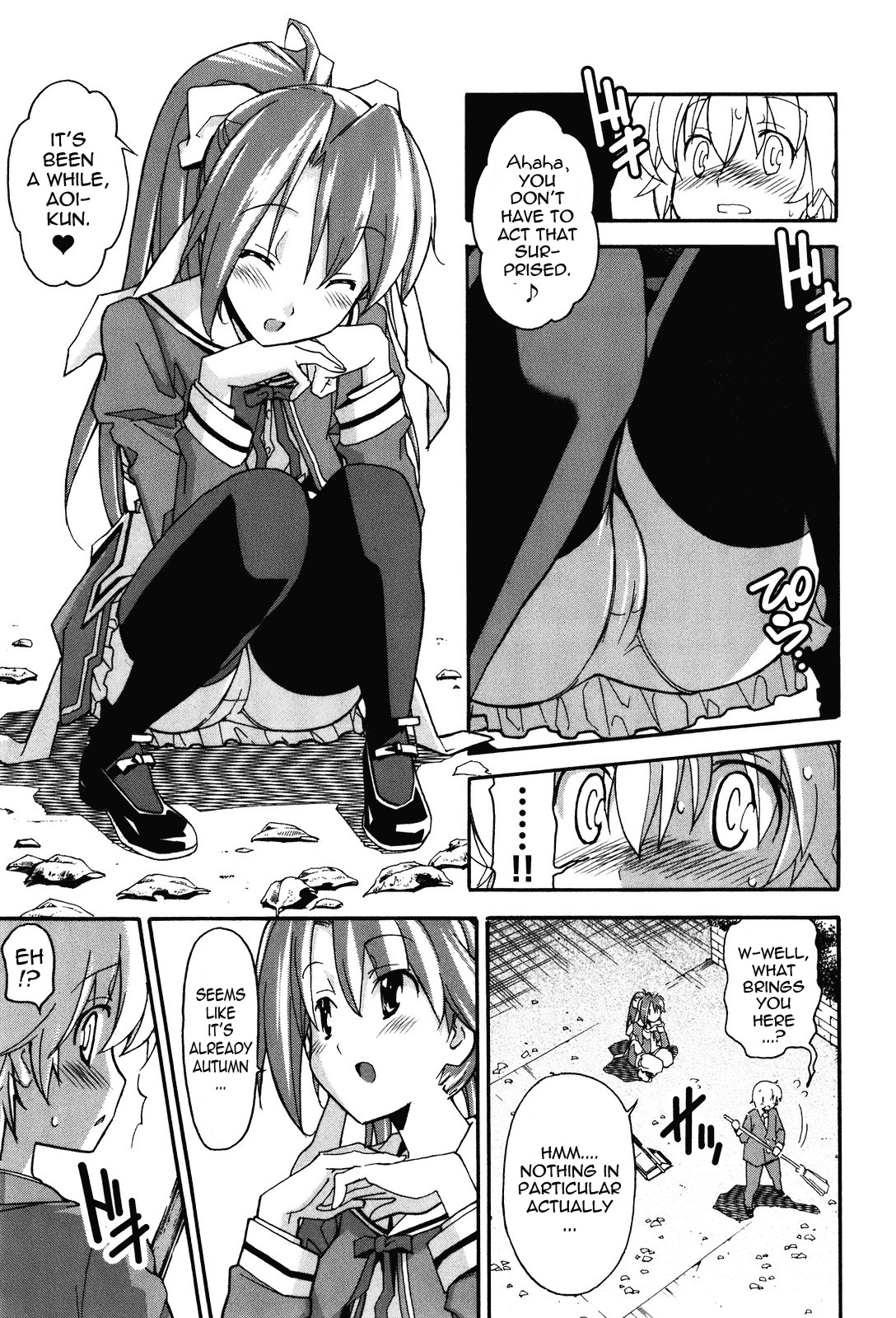 Aki-Sora Chapter 20 page 4 - Chapter 20: After School Sketch