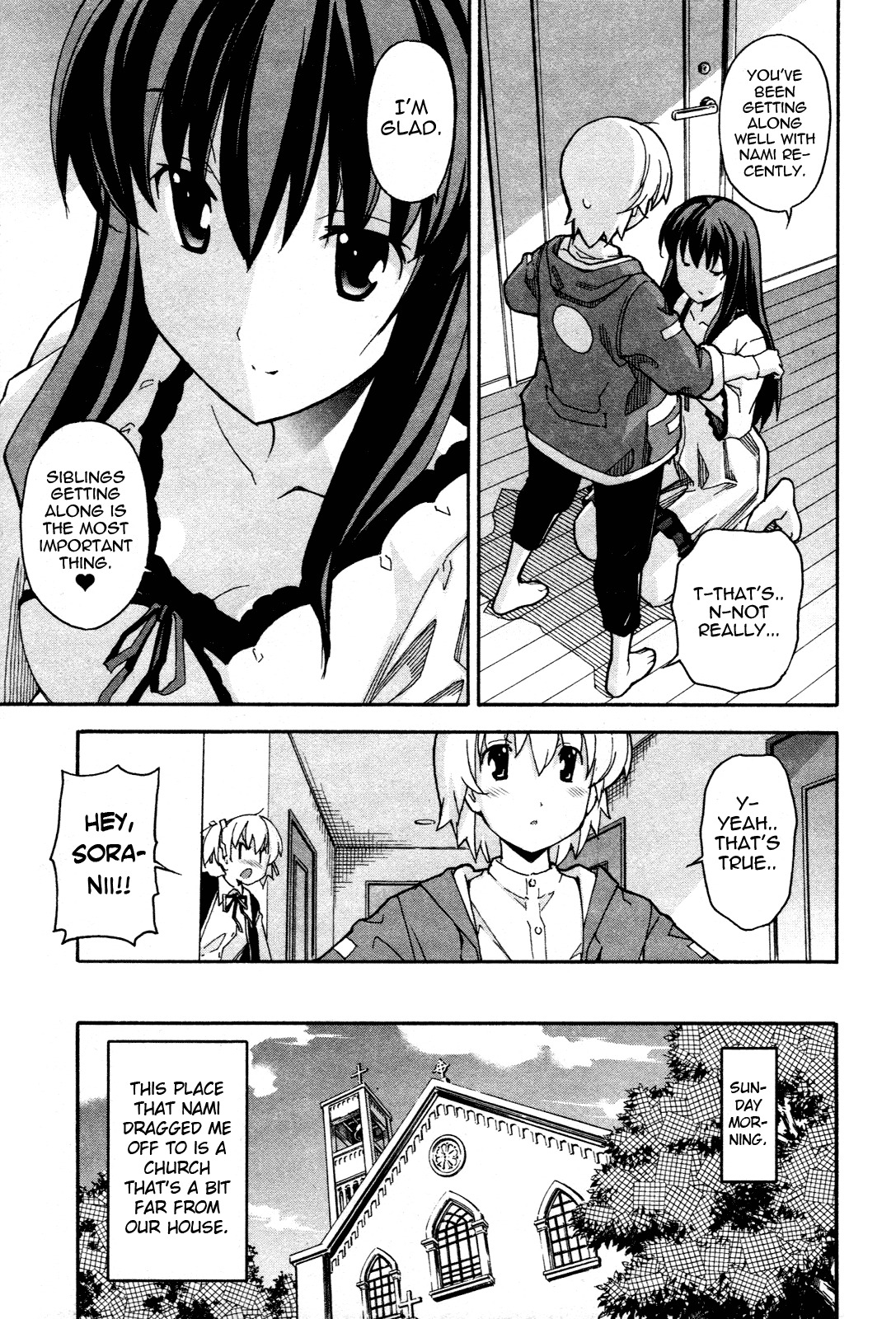 Aki-Sora Chapter 21 page 11 - Chapter 21: God is Watching