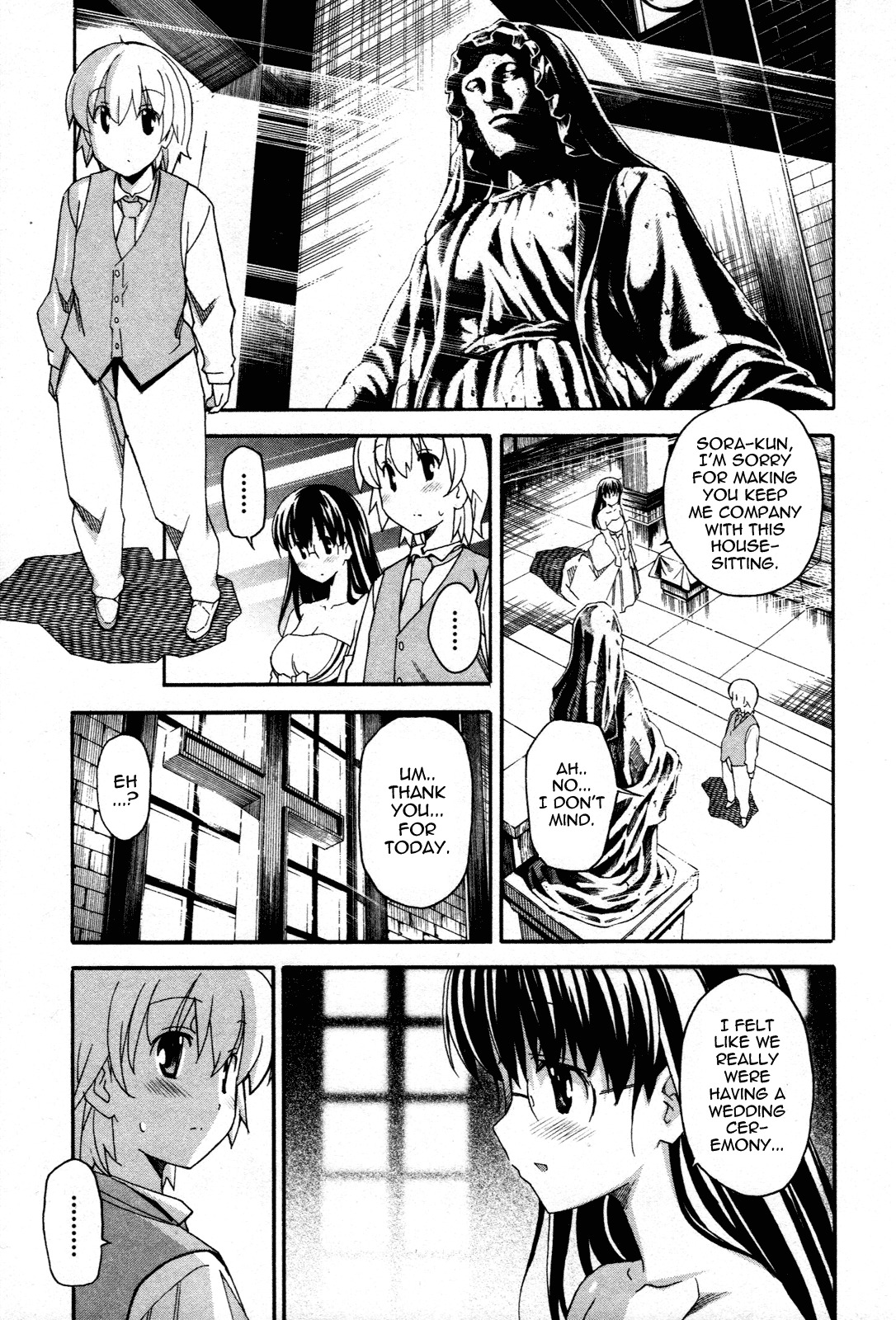 Aki-Sora Chapter 21 page 22 - Chapter 21: God is Watching