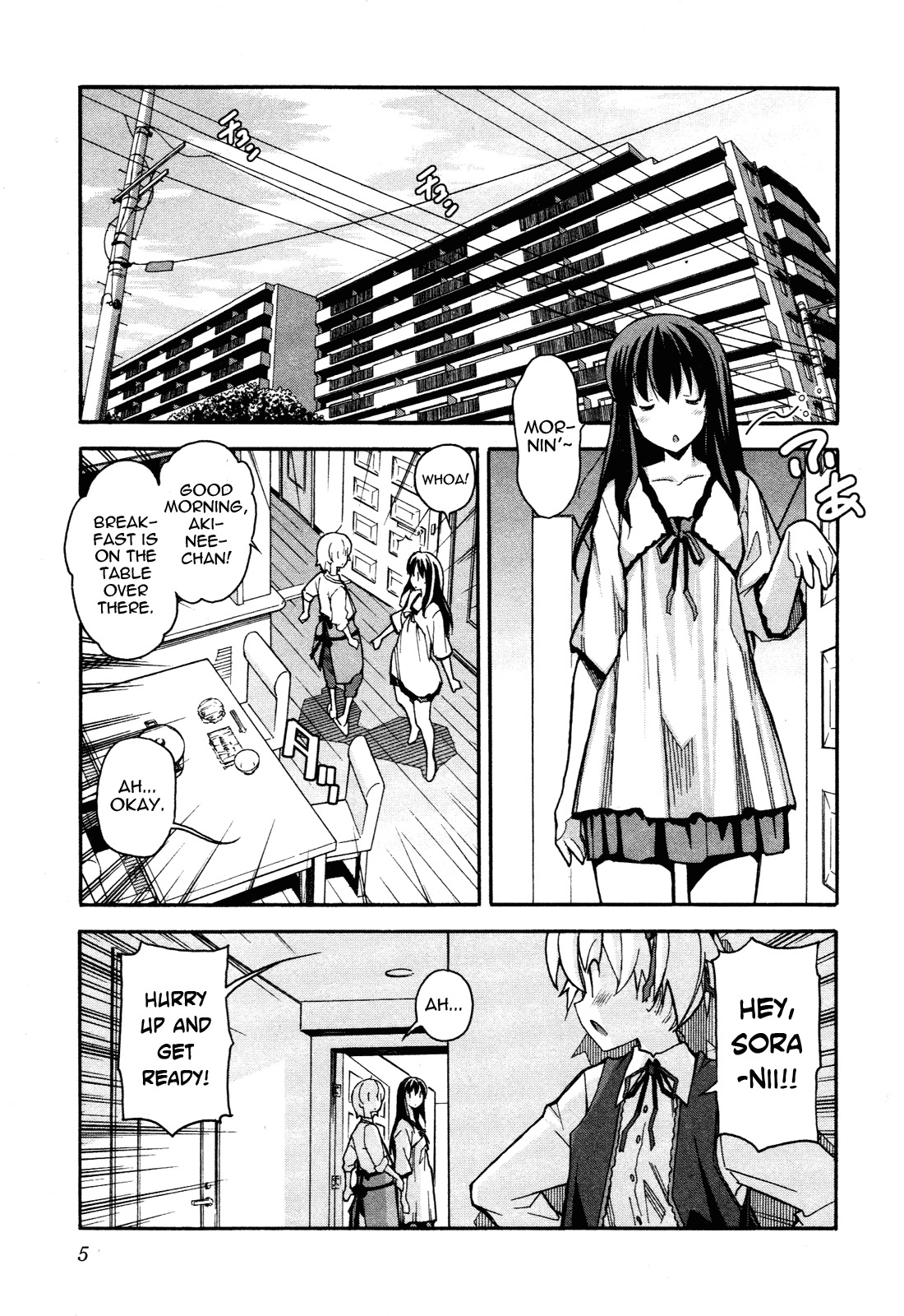 Aki-Sora Chapter 21 page 9 - Chapter 21: God is Watching
