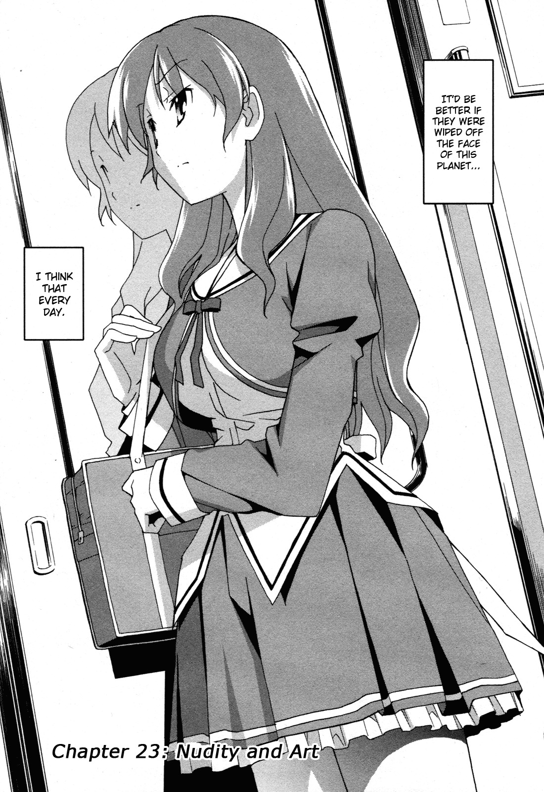 Aki-Sora Chapter 23 page 1 - Chapter 23: Nudity and Art