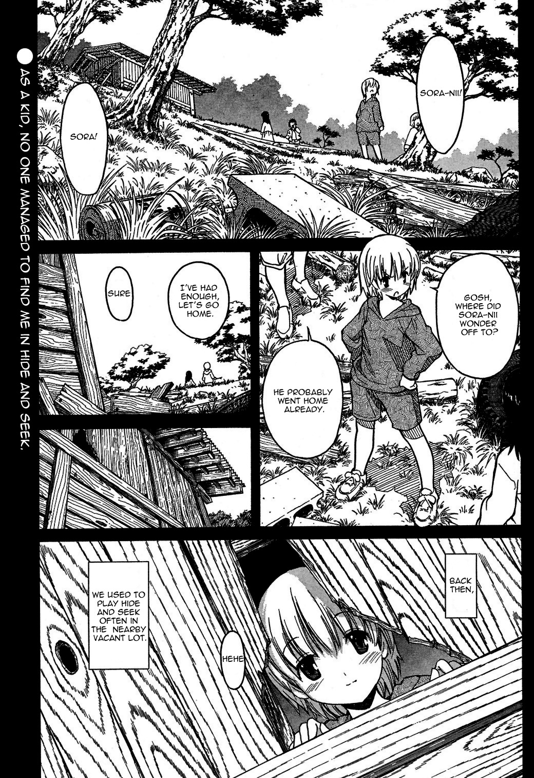 Aki-Sora Chapter 3 page 3 - Chapter 3: Hide and Seek