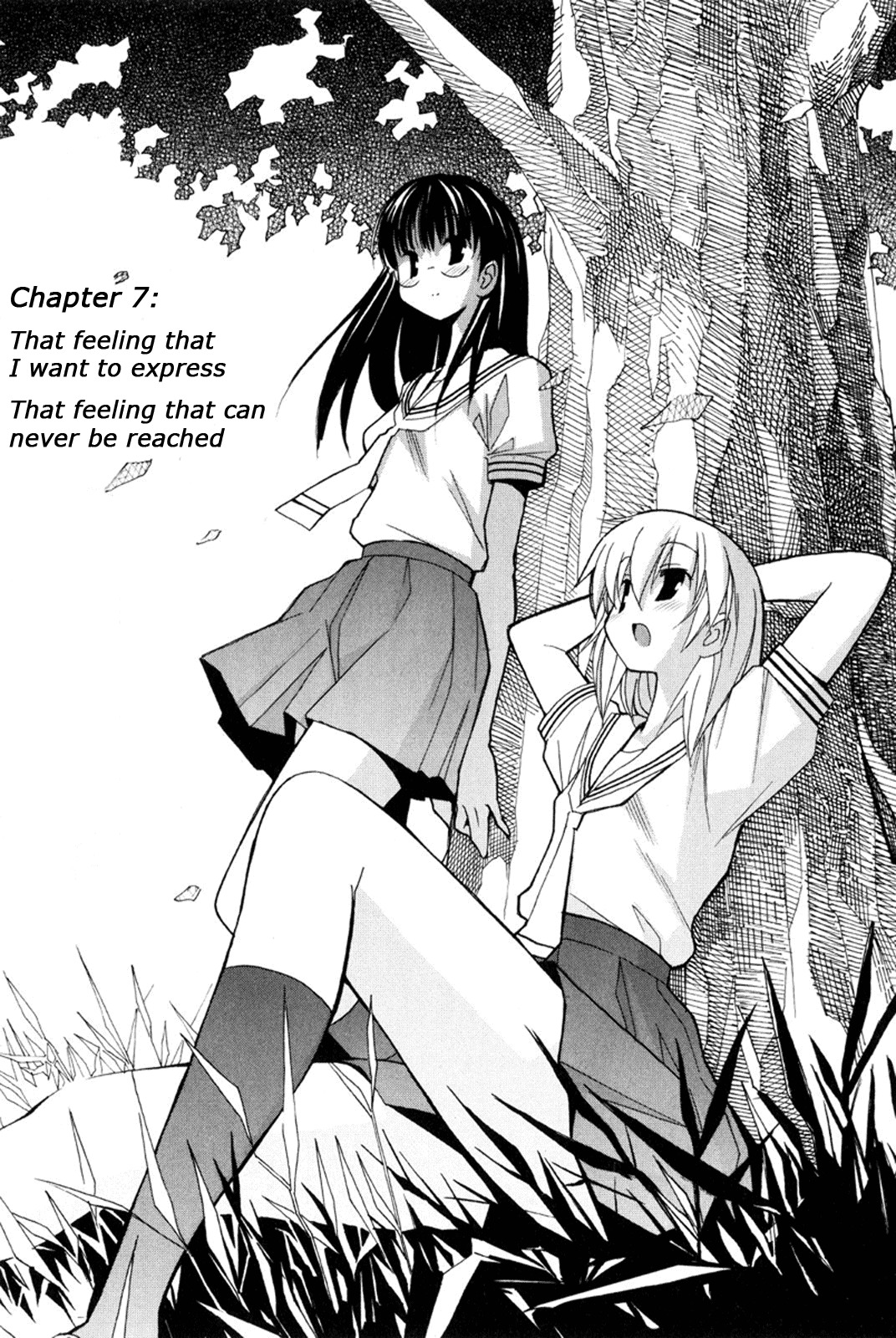Aki-Sora Chapter 7 page 3 - Chapter 7: That Feeling that I Want to Express...